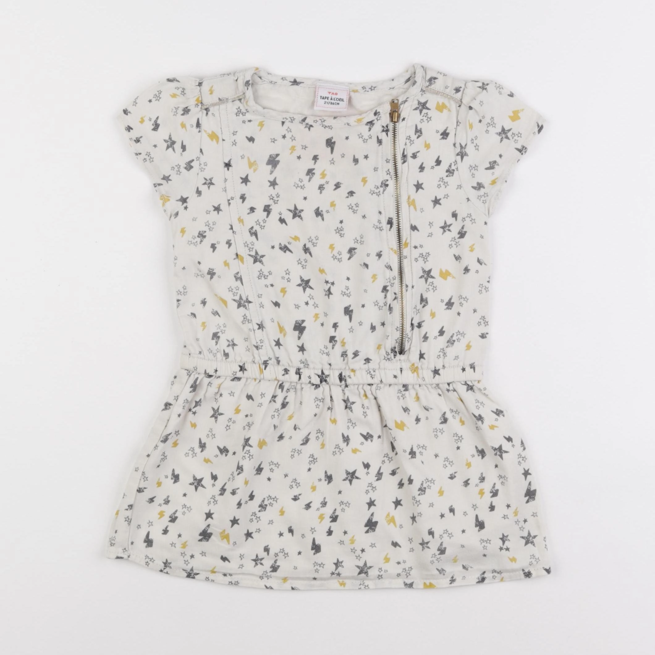 Tape à l'oeil - robe blanc - 2 ans