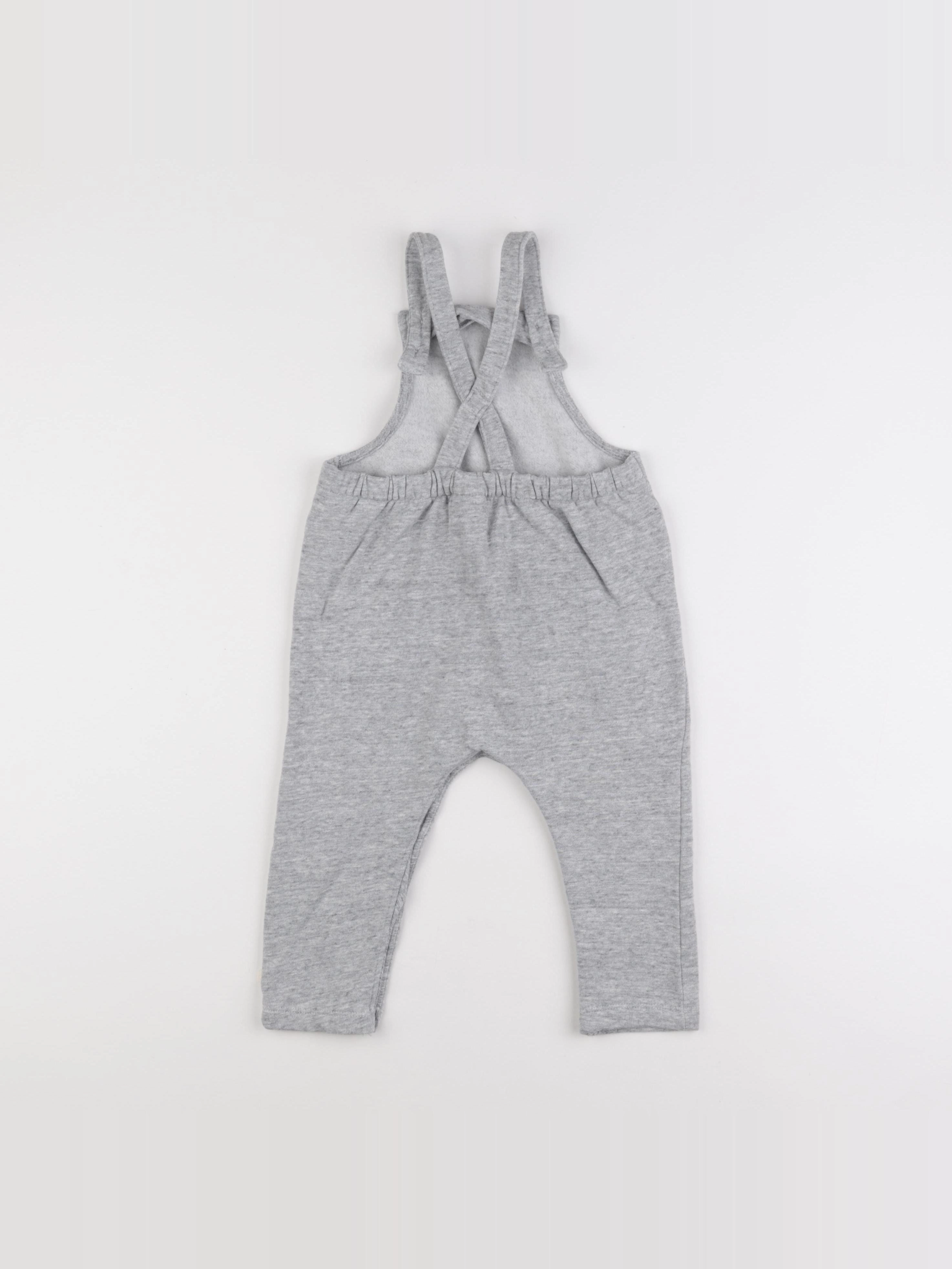 Next - salopette gris - 1 an à 2 ans