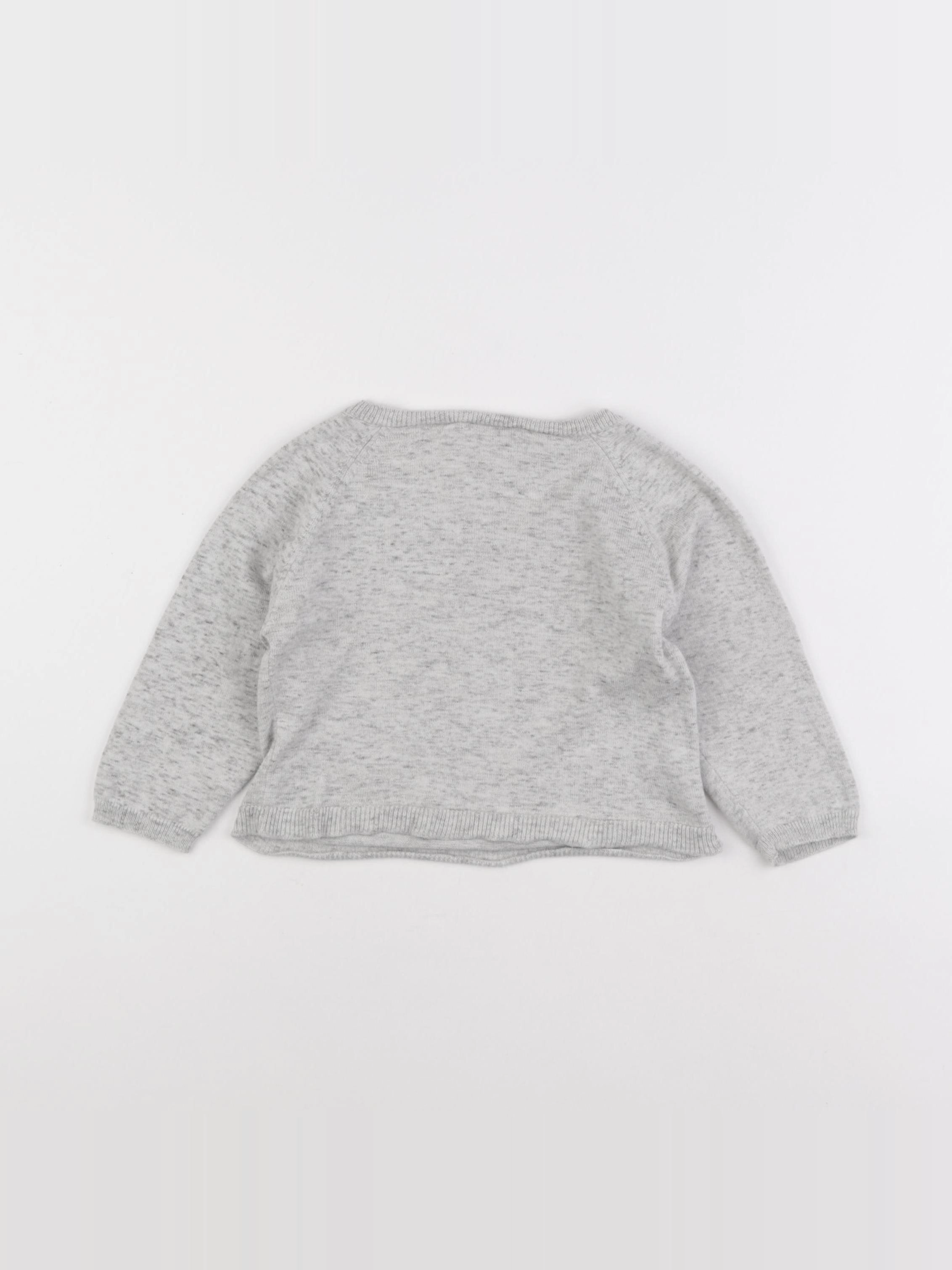 Les Lutins Paris - pull gris - 2 ans