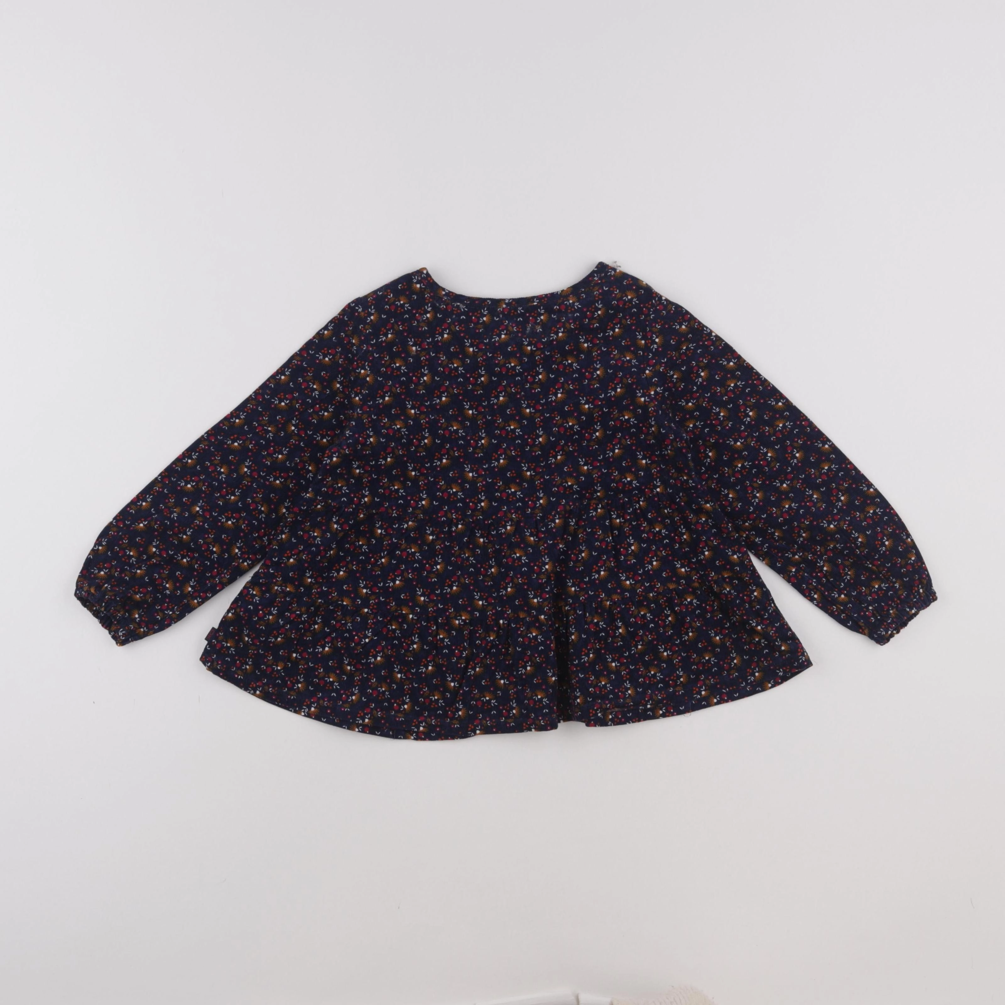 Okaidi - blouse bleu - 3 ans
