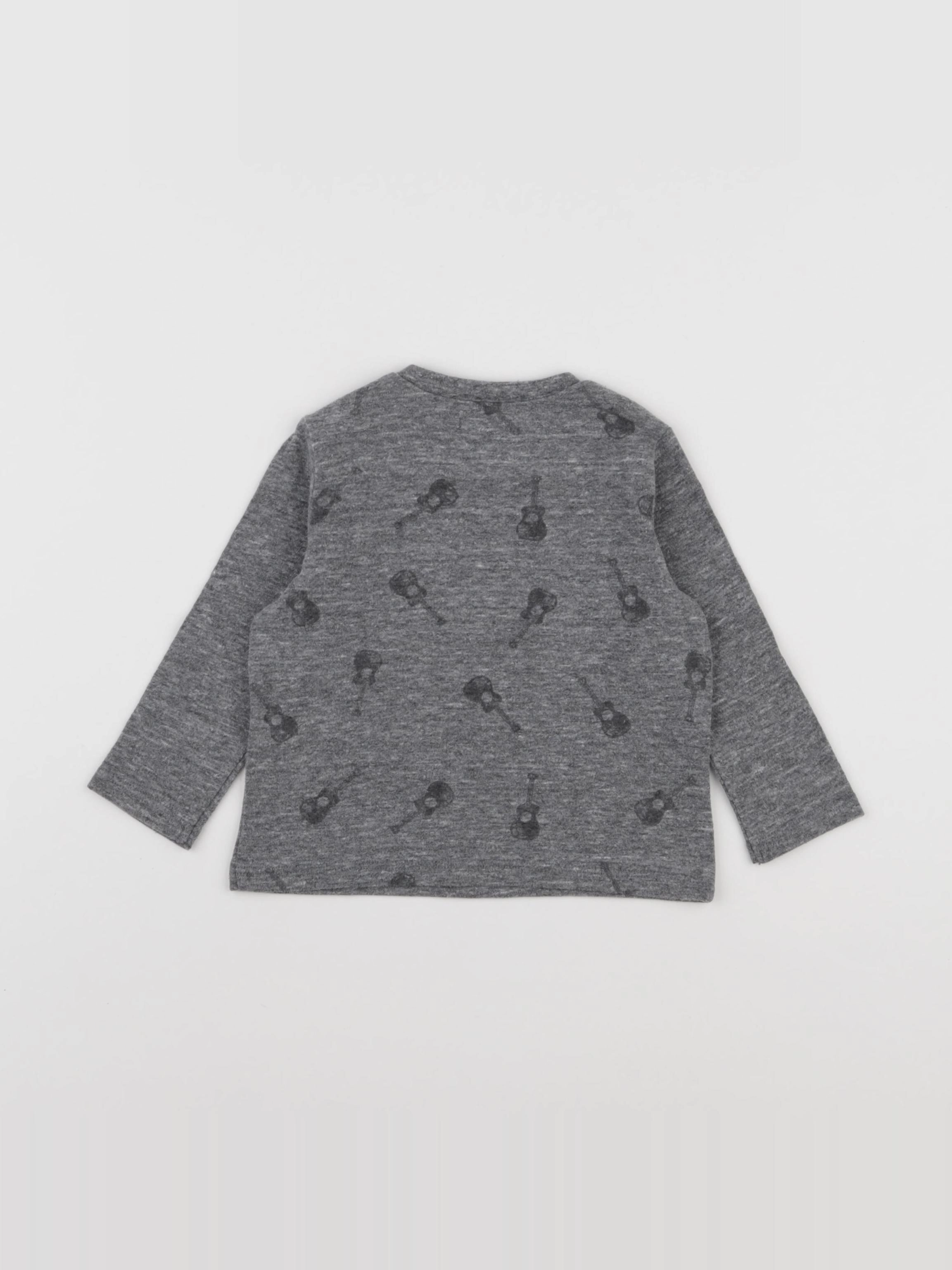IKKS - tee-shirt gris - 12 mois