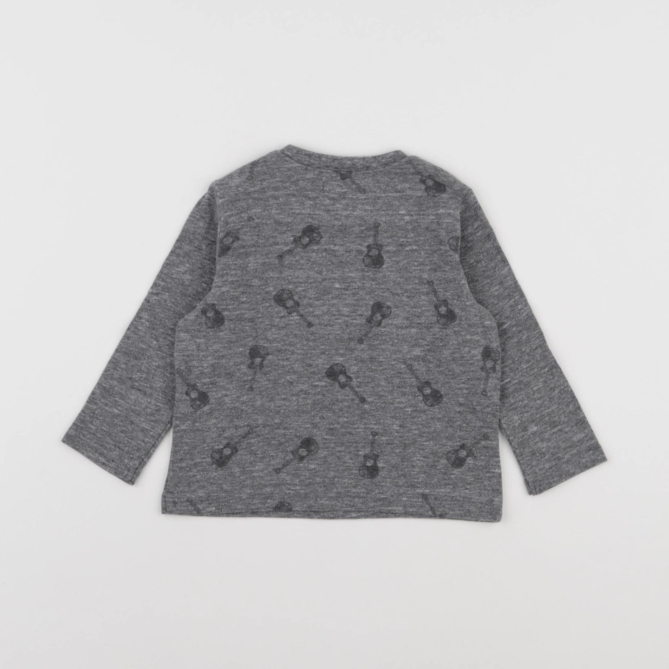 IKKS - tee-shirt gris - 12 mois