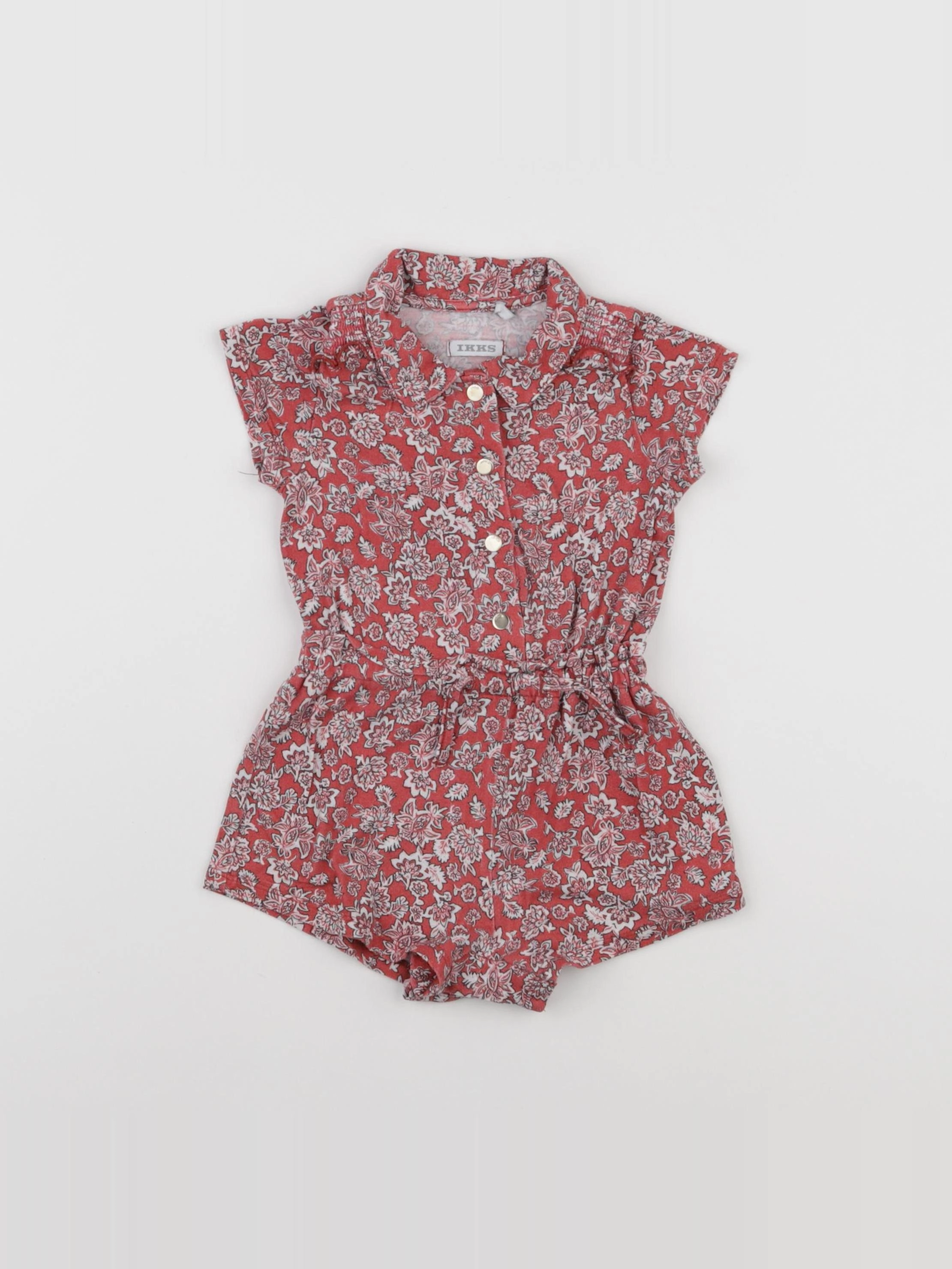 IKKS - combinaison rouge - 6 mois