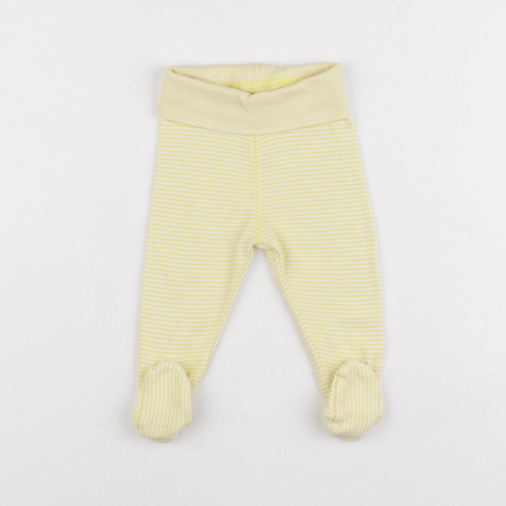 H&M - legging jaune - 2-4 mois