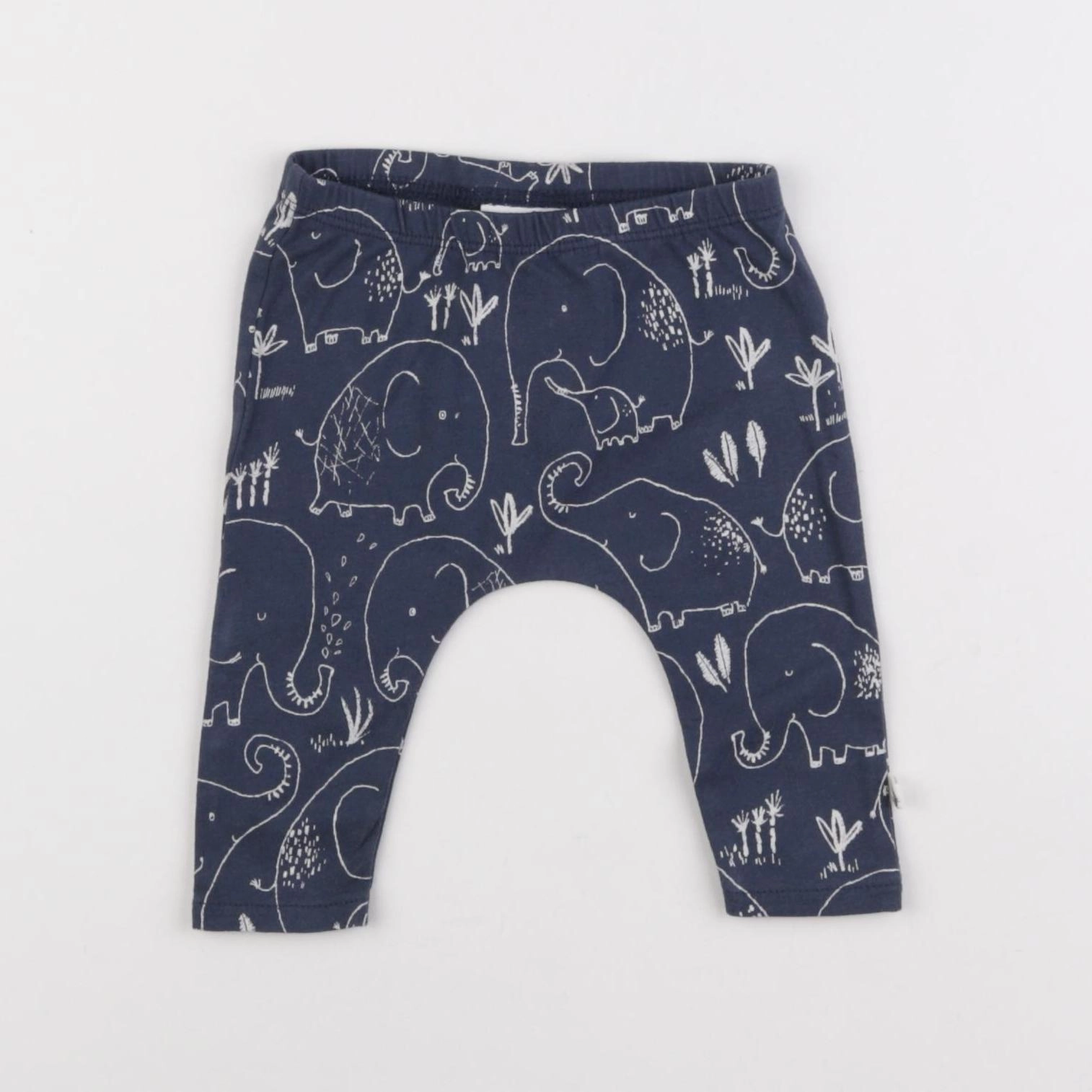 Next - legging bleu - 3/6 mois