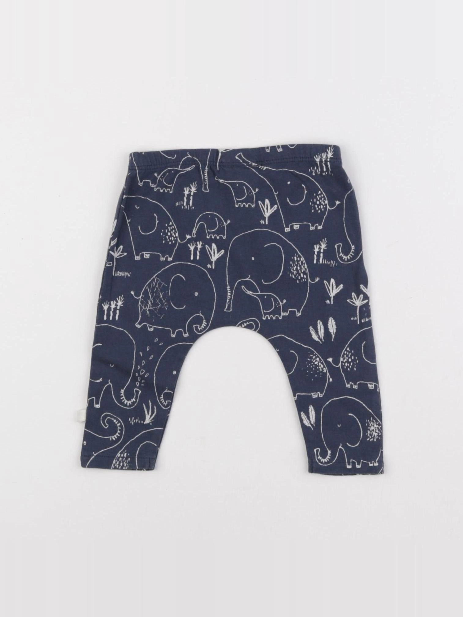 Next - legging bleu - 3/6 mois
