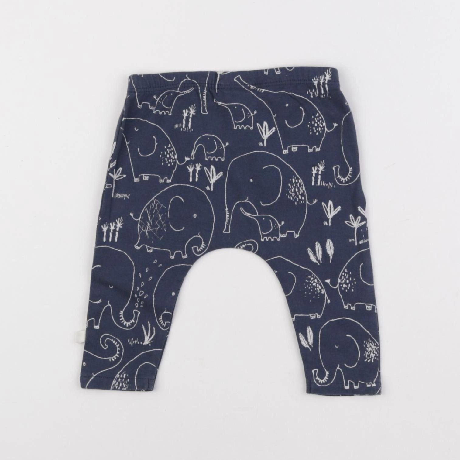 Next - legging bleu - 3/6 mois