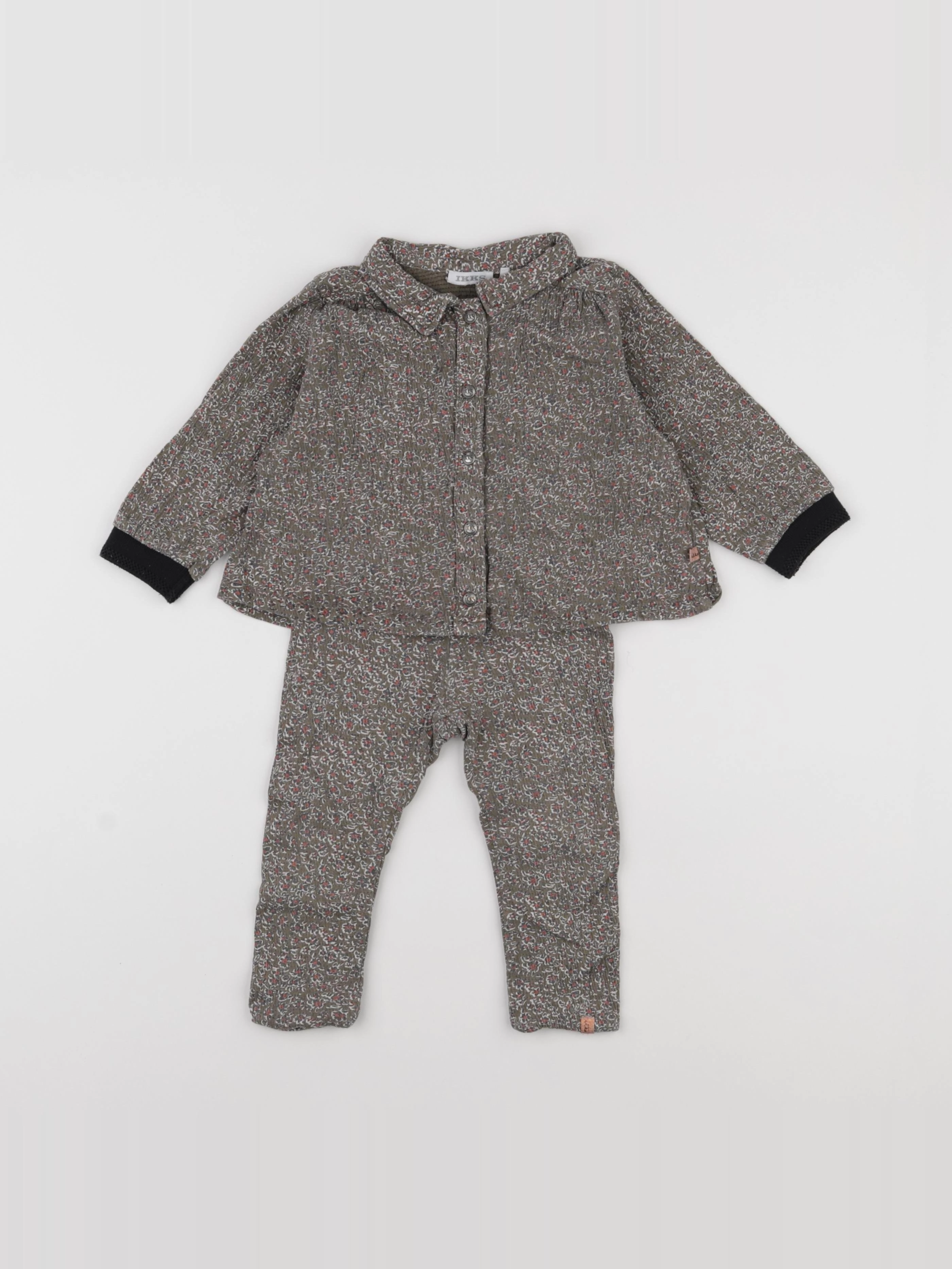 IKKS - ensemble vert - 12 mois