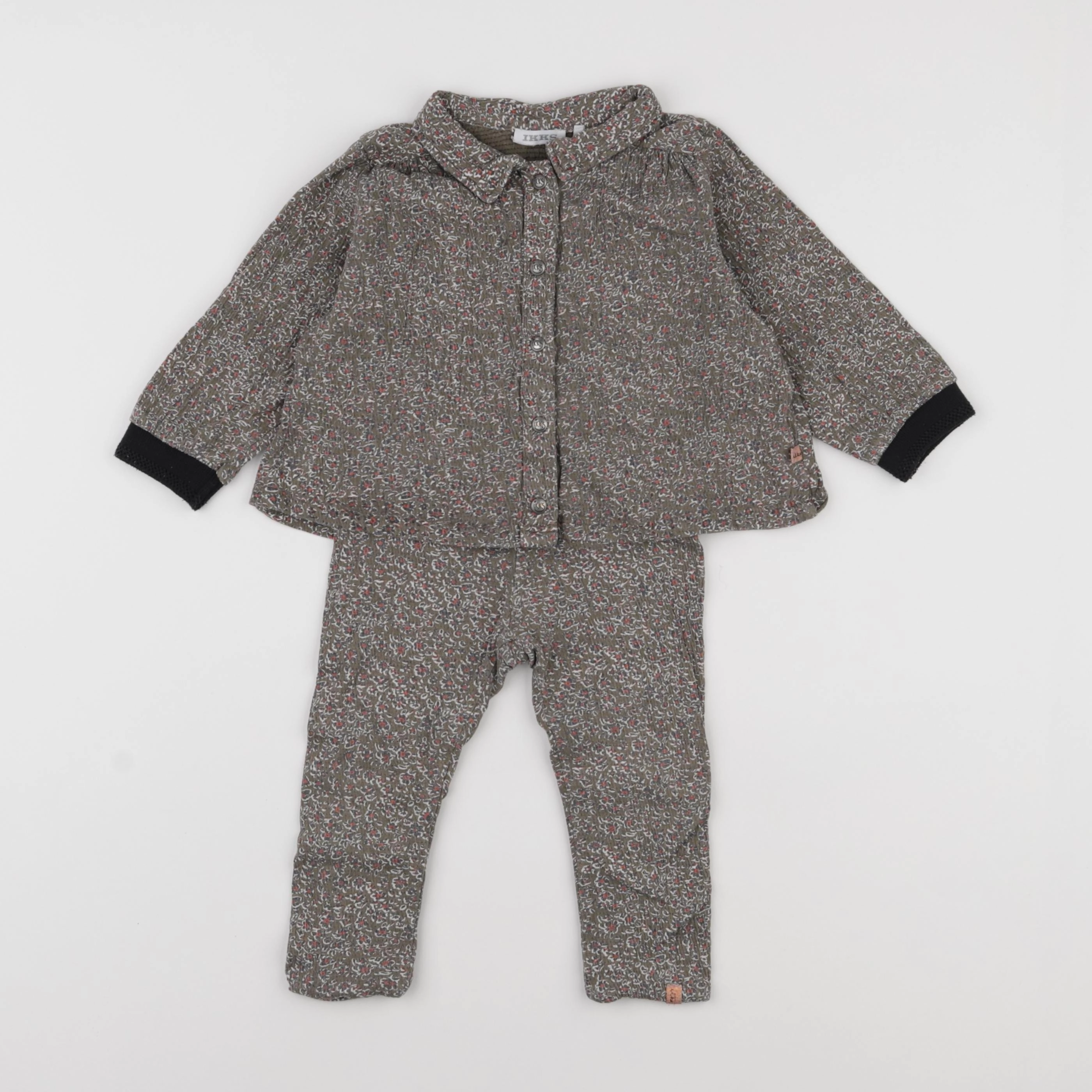 IKKS - ensemble vert - 12 mois