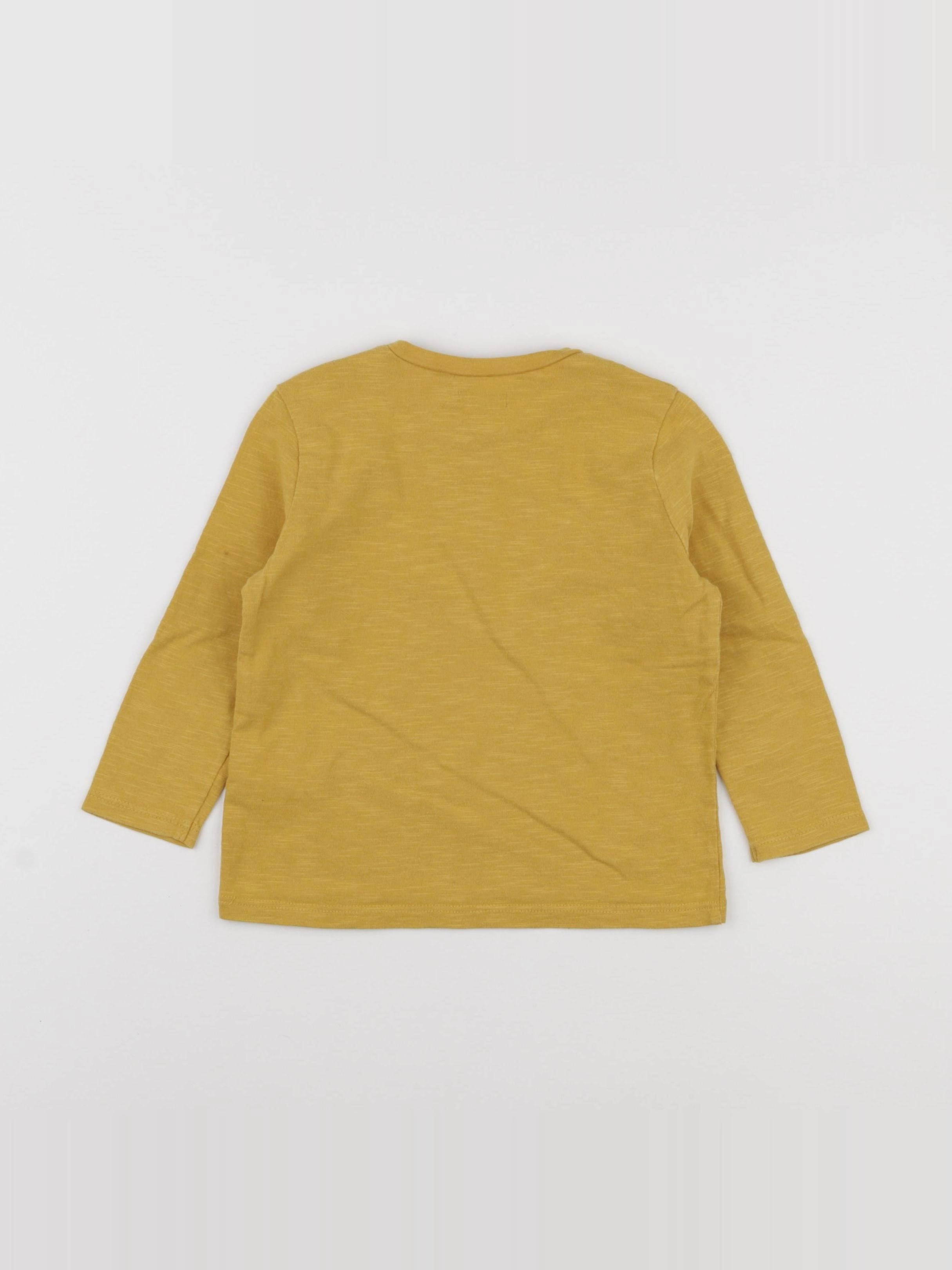 IKKS - tee-shirt jaune - 2 ans
