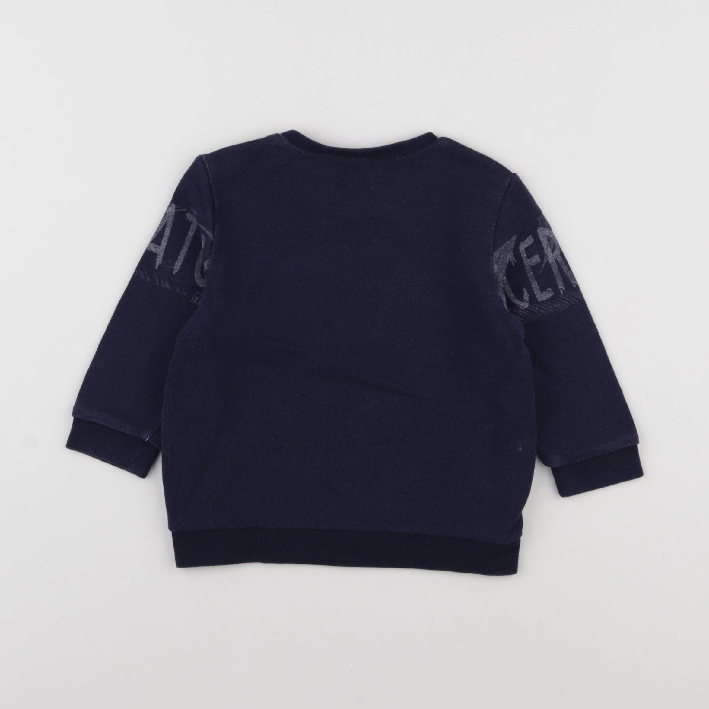 IKKS - sweat bleu - 18 mois