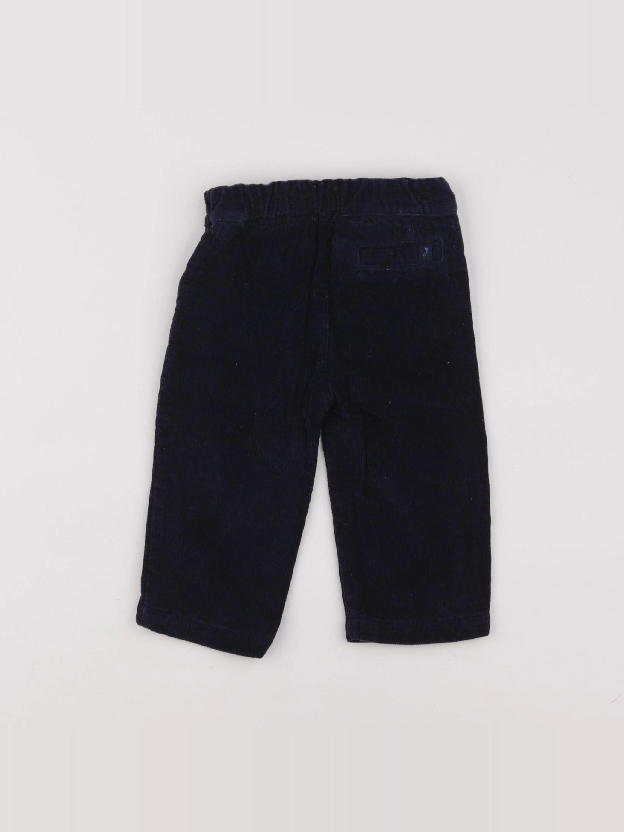 Jacadi - pantalon bleu - 12 mois