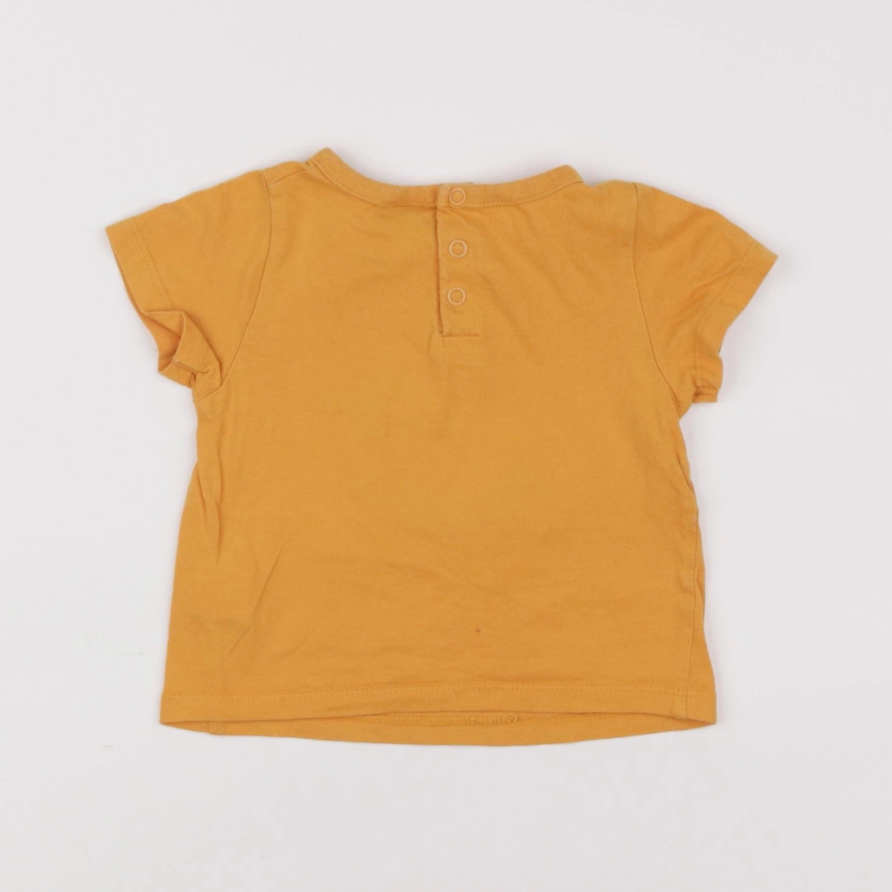 Tape à l'oeil - tee-shirt jaune - 9 mois