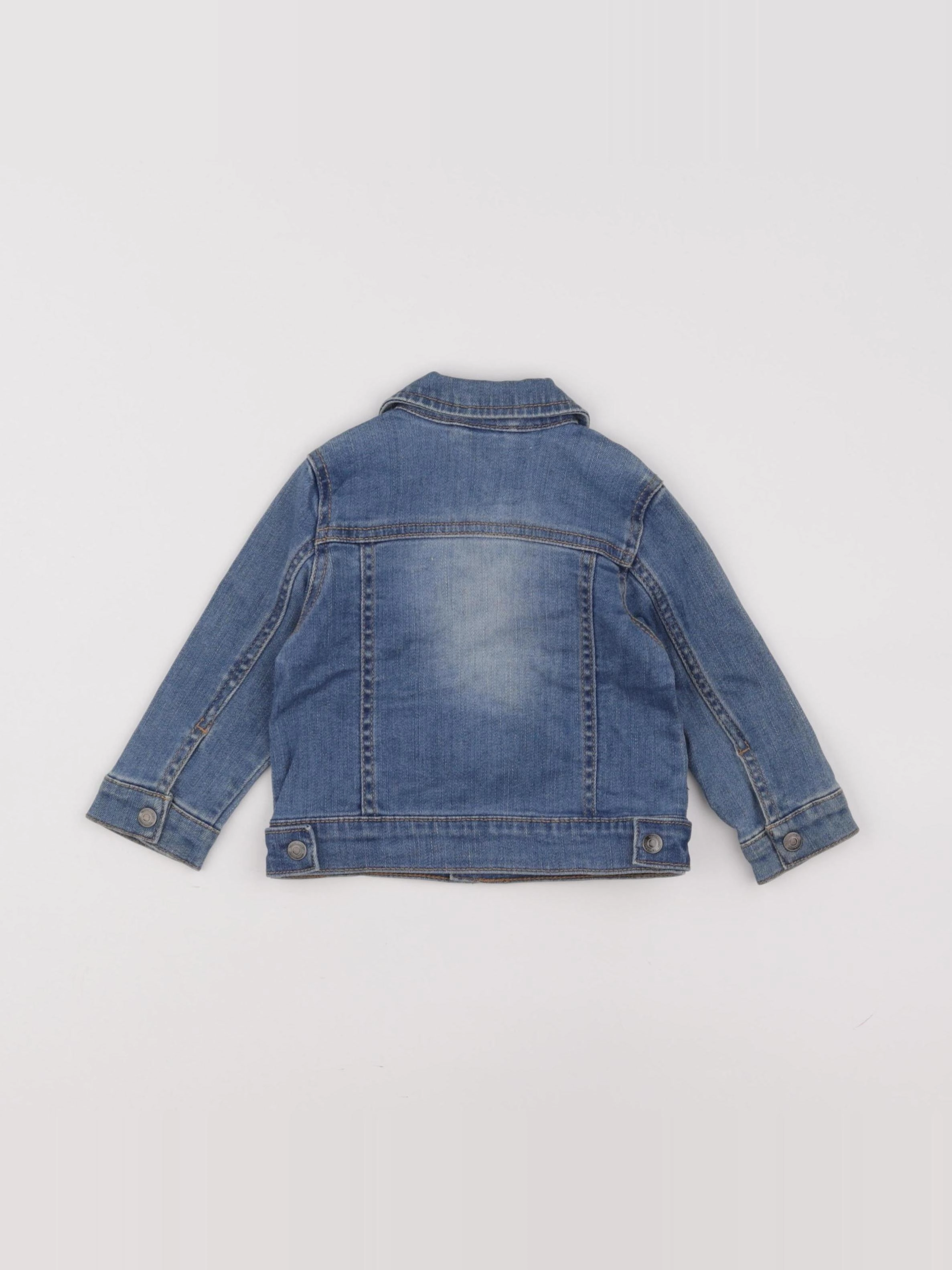 Vertbaudet - veste bleu - 12 mois