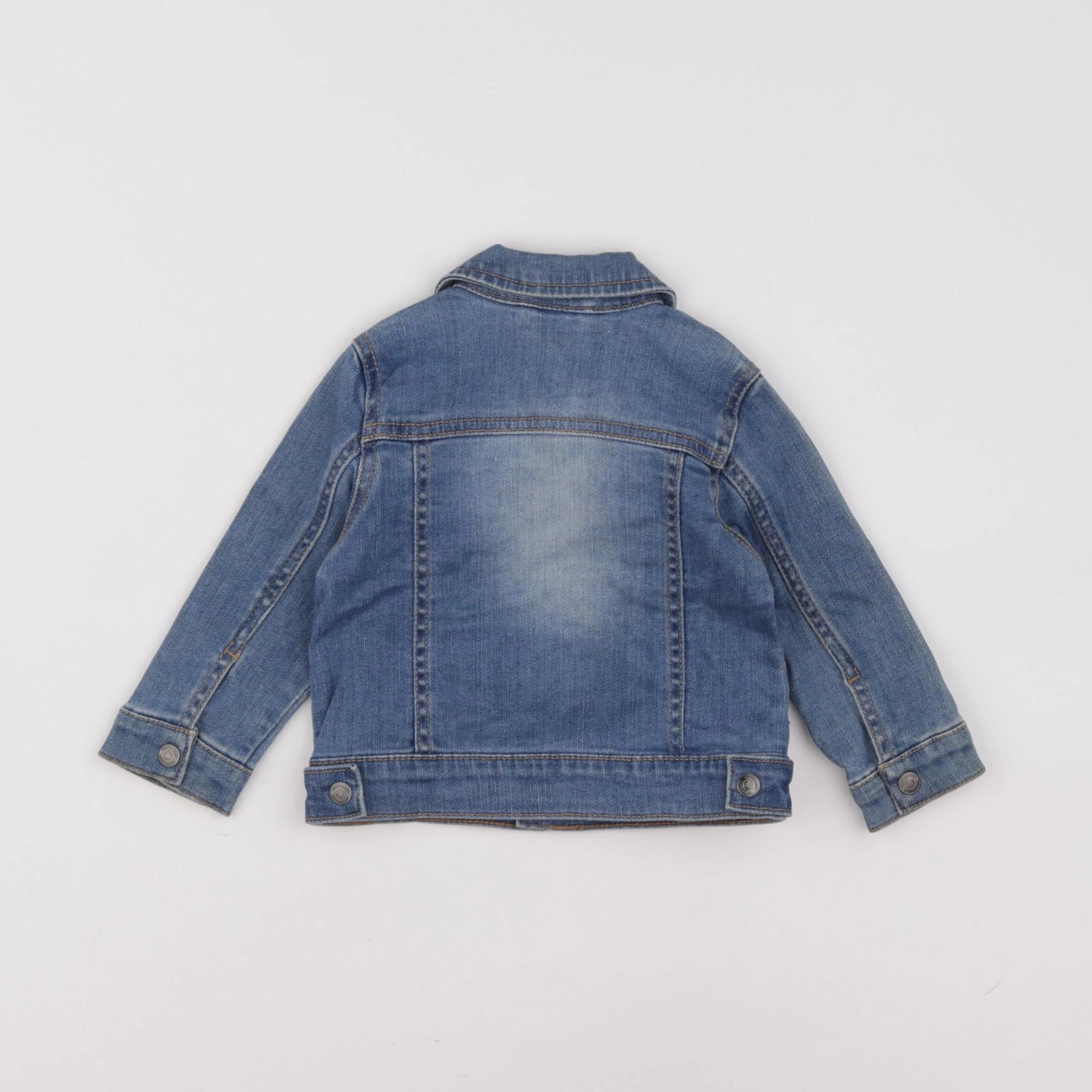 Vertbaudet - veste bleu - 12 mois