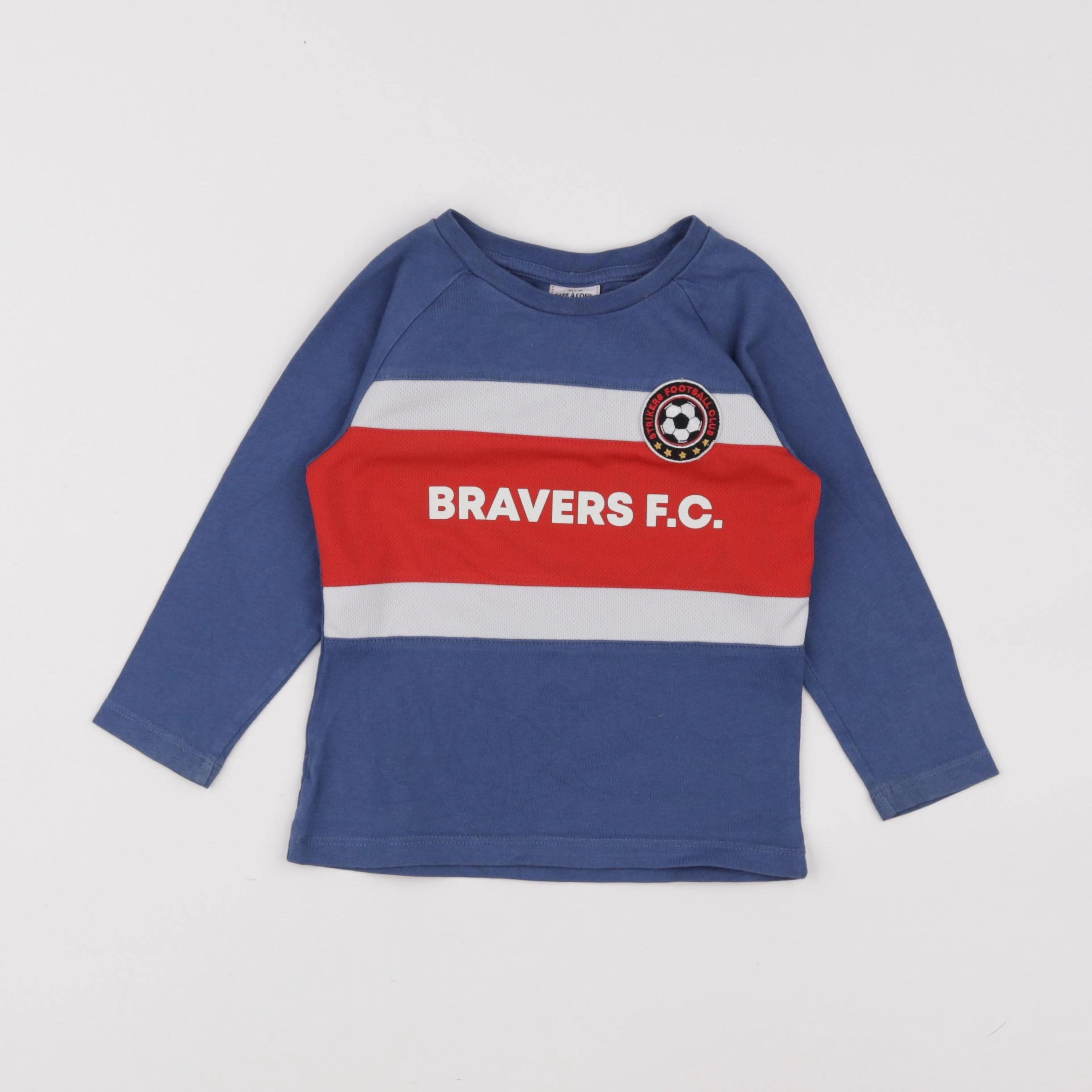 Tape à l'oeil - tee-shirt bleu - 2 ans