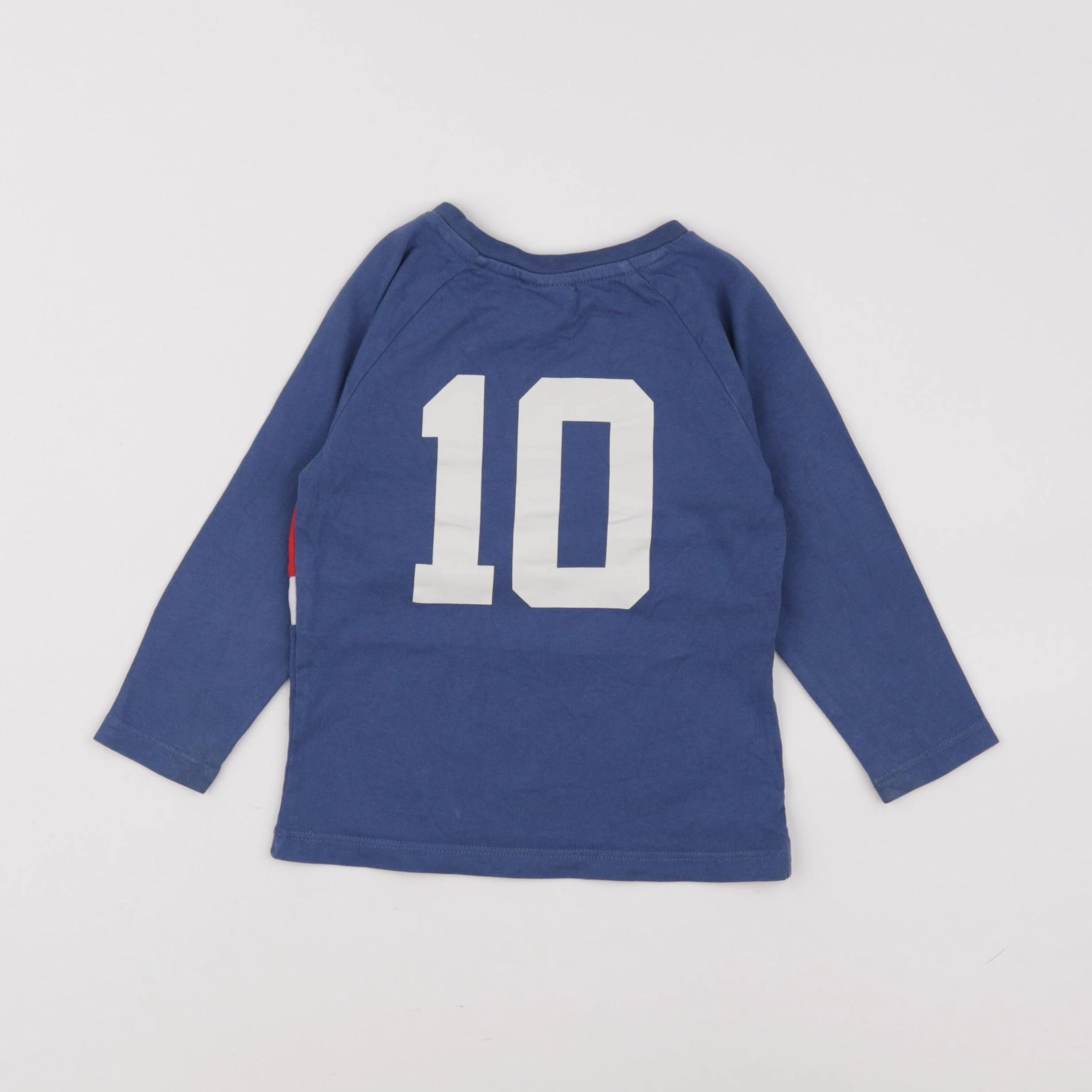 Tape à l'oeil - tee-shirt bleu - 2 ans