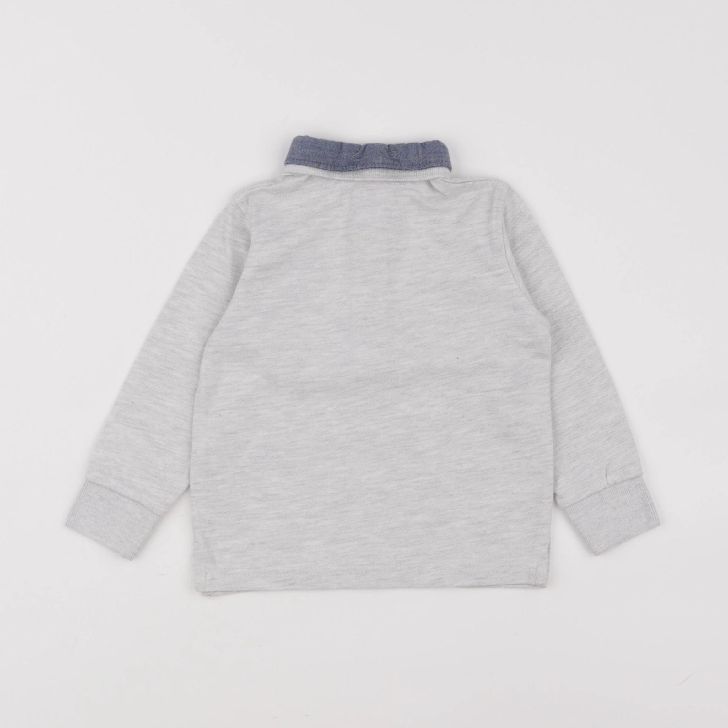 Tape à l'oeil - polo gris - 2 ans