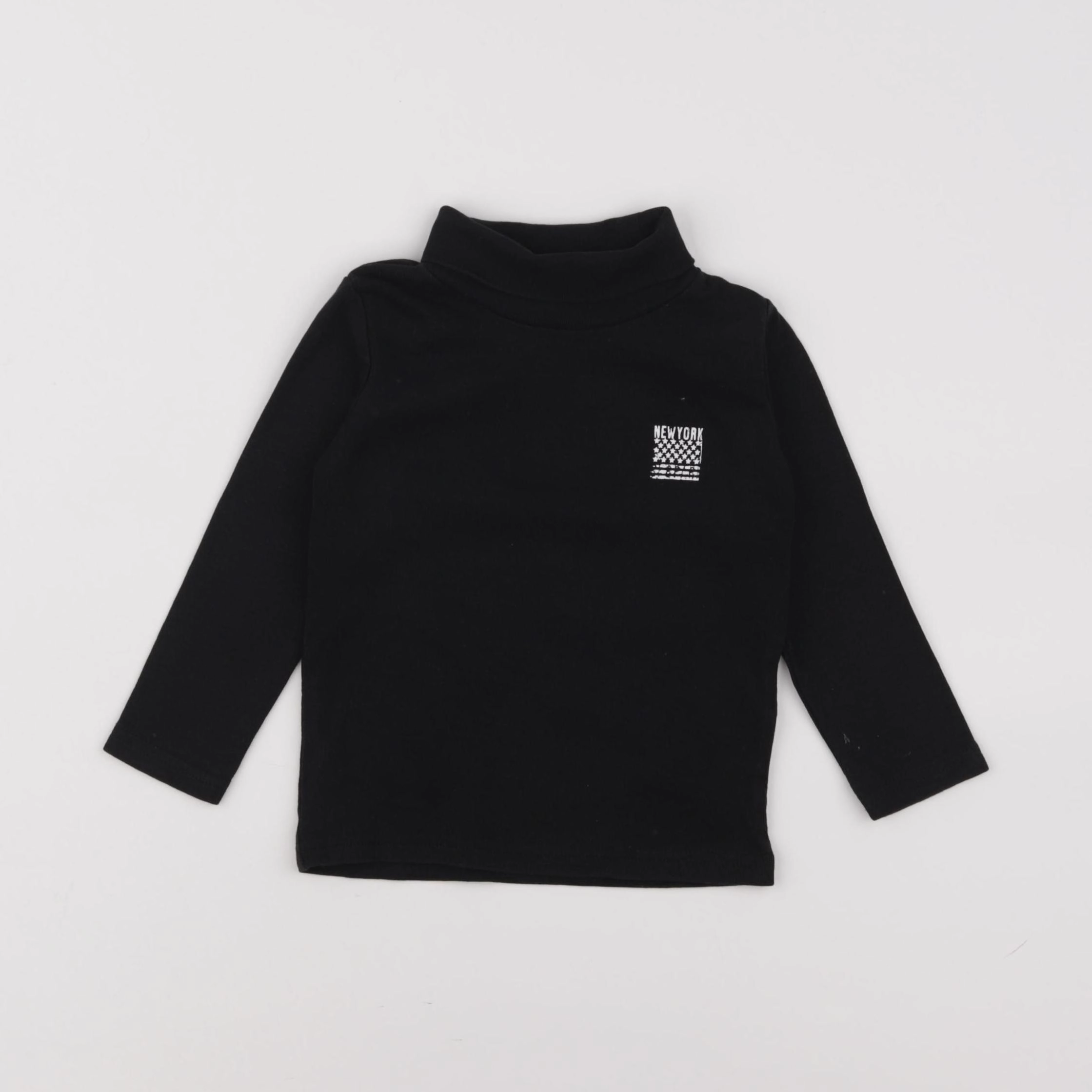 Vertbaudet - sous-pull noir - 2 ans