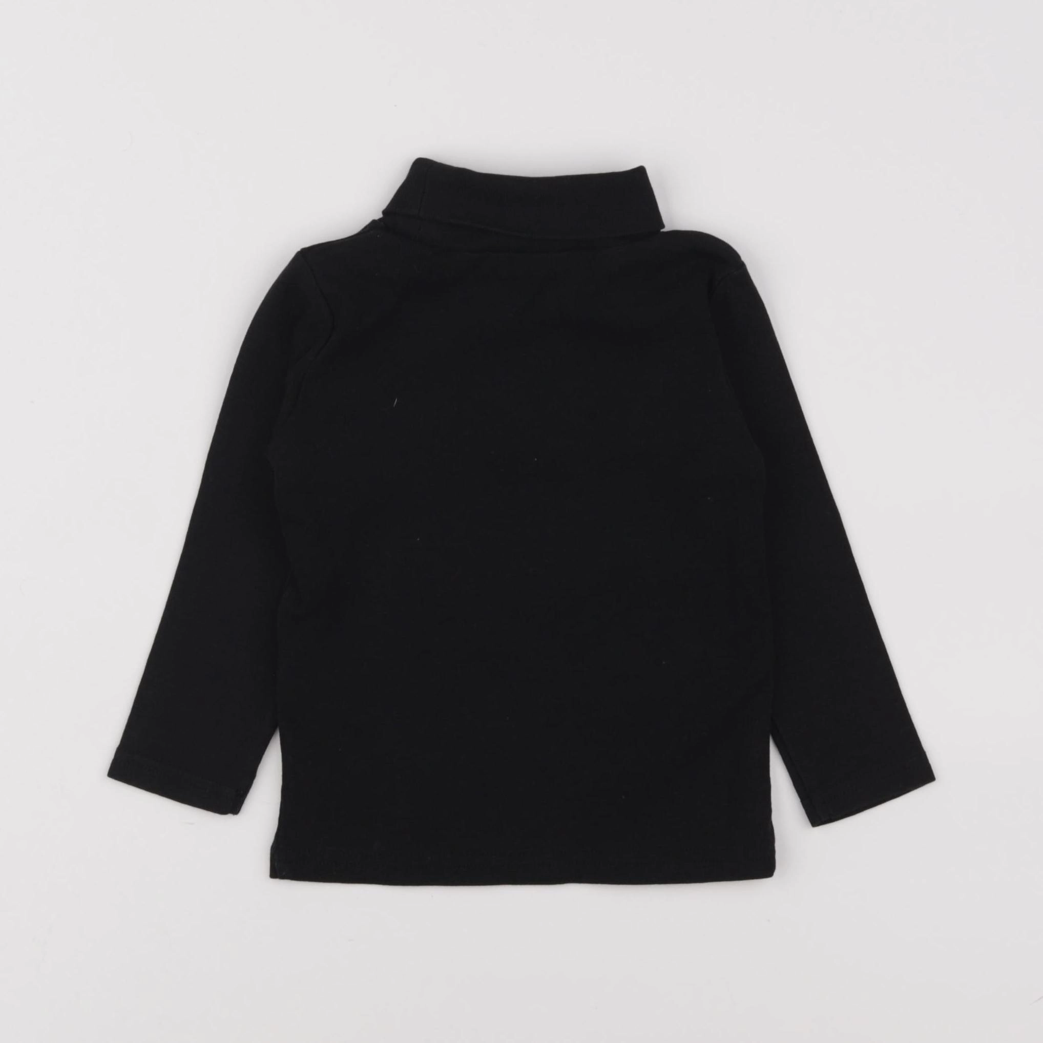 Vertbaudet - sous-pull noir - 2 ans