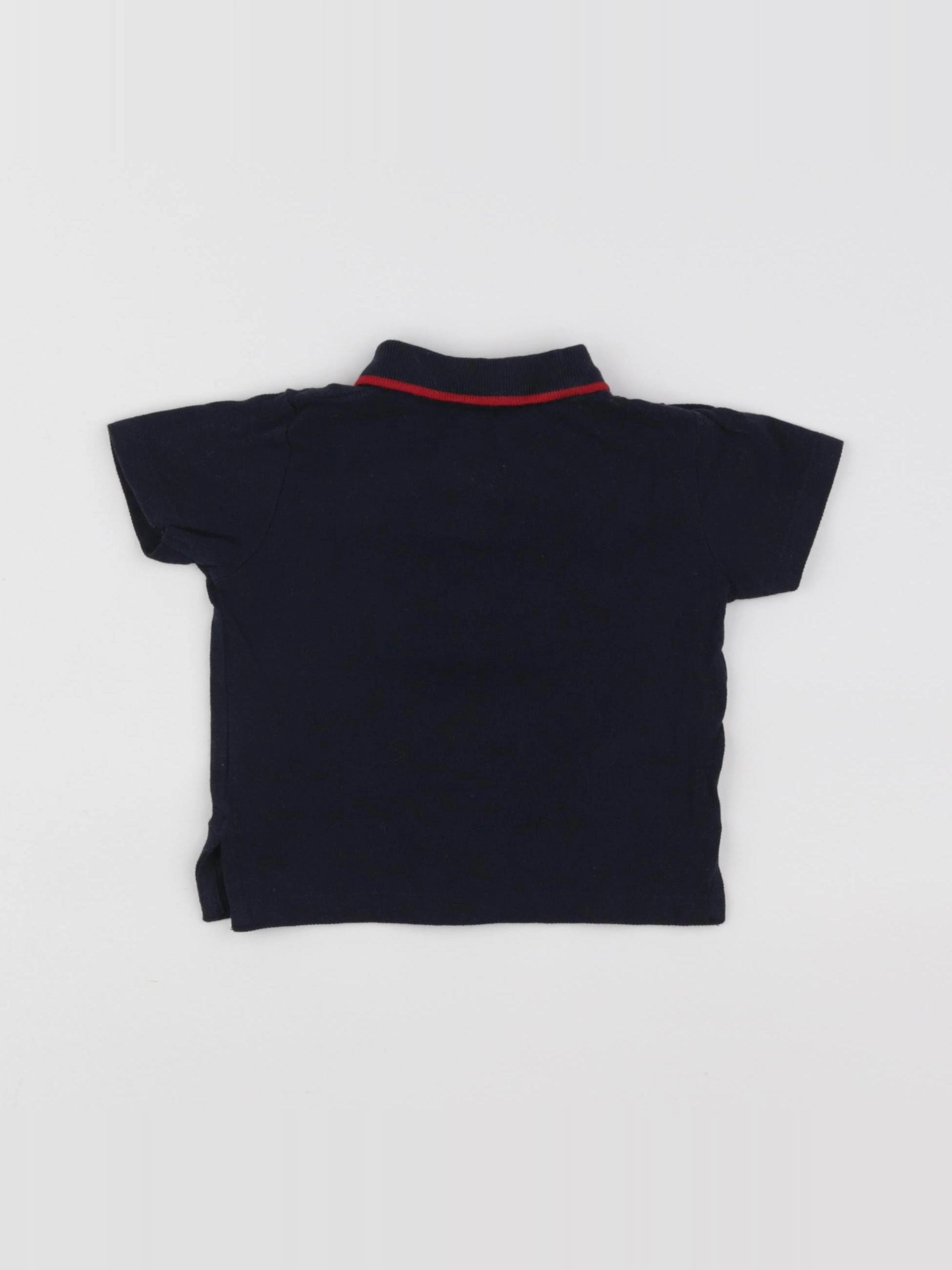 Boutchou - polo bleu - 9 mois