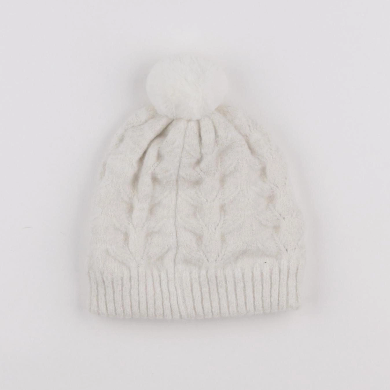 Okaidi - bonnet blanc - 12/24 mois