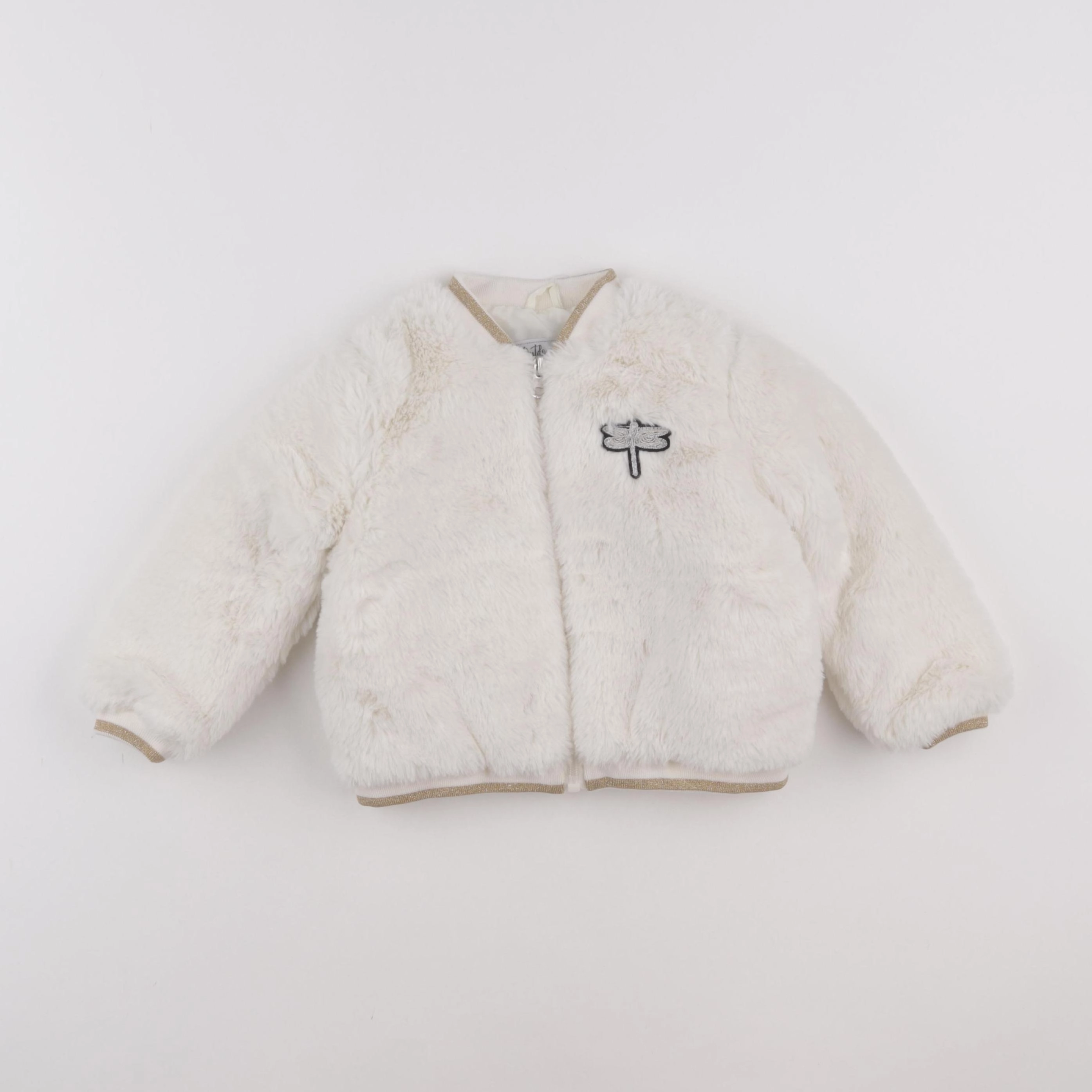 Vertbaudet - veste beige - 2 ans