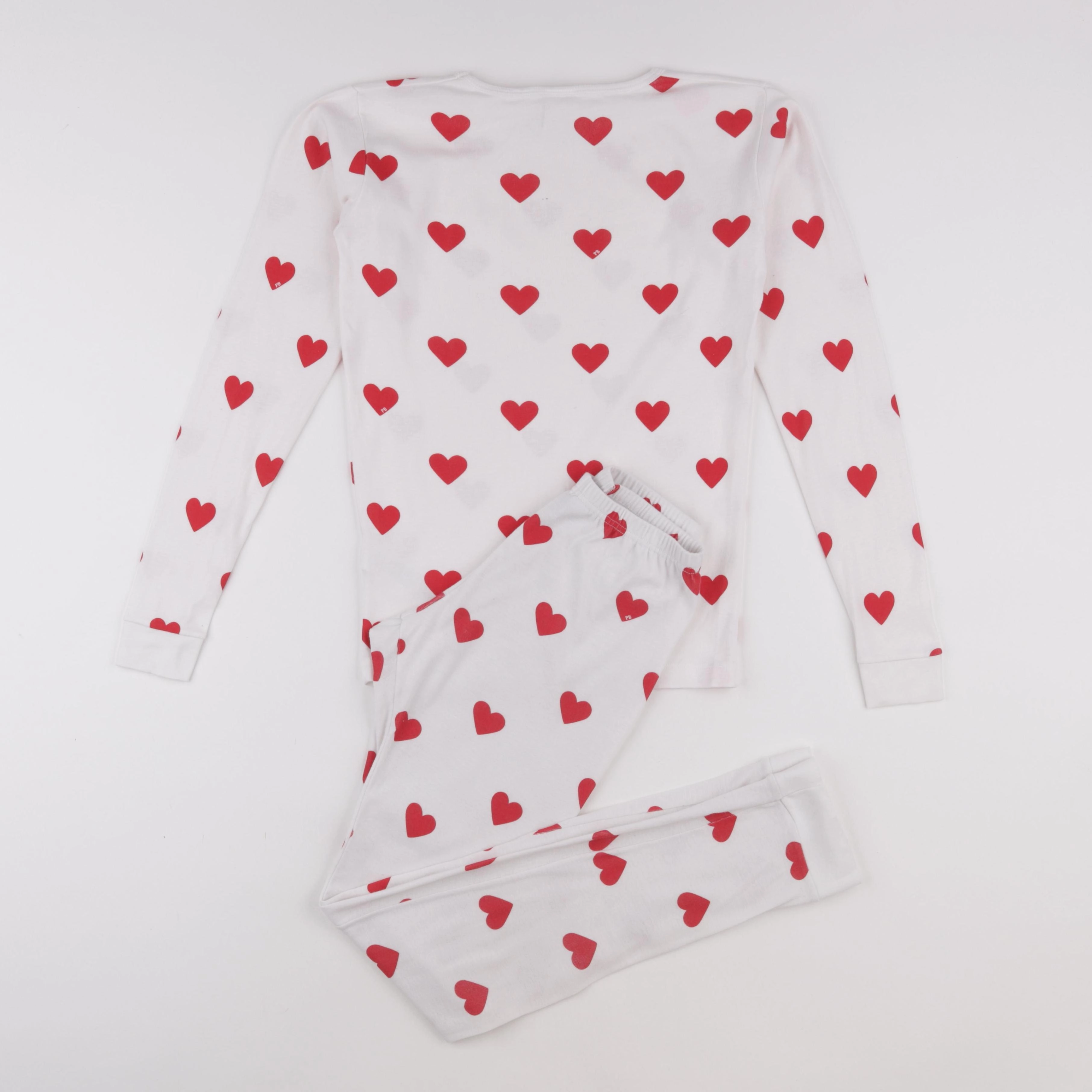 Petit Bateau - pyjama coton rouge - 12 ans