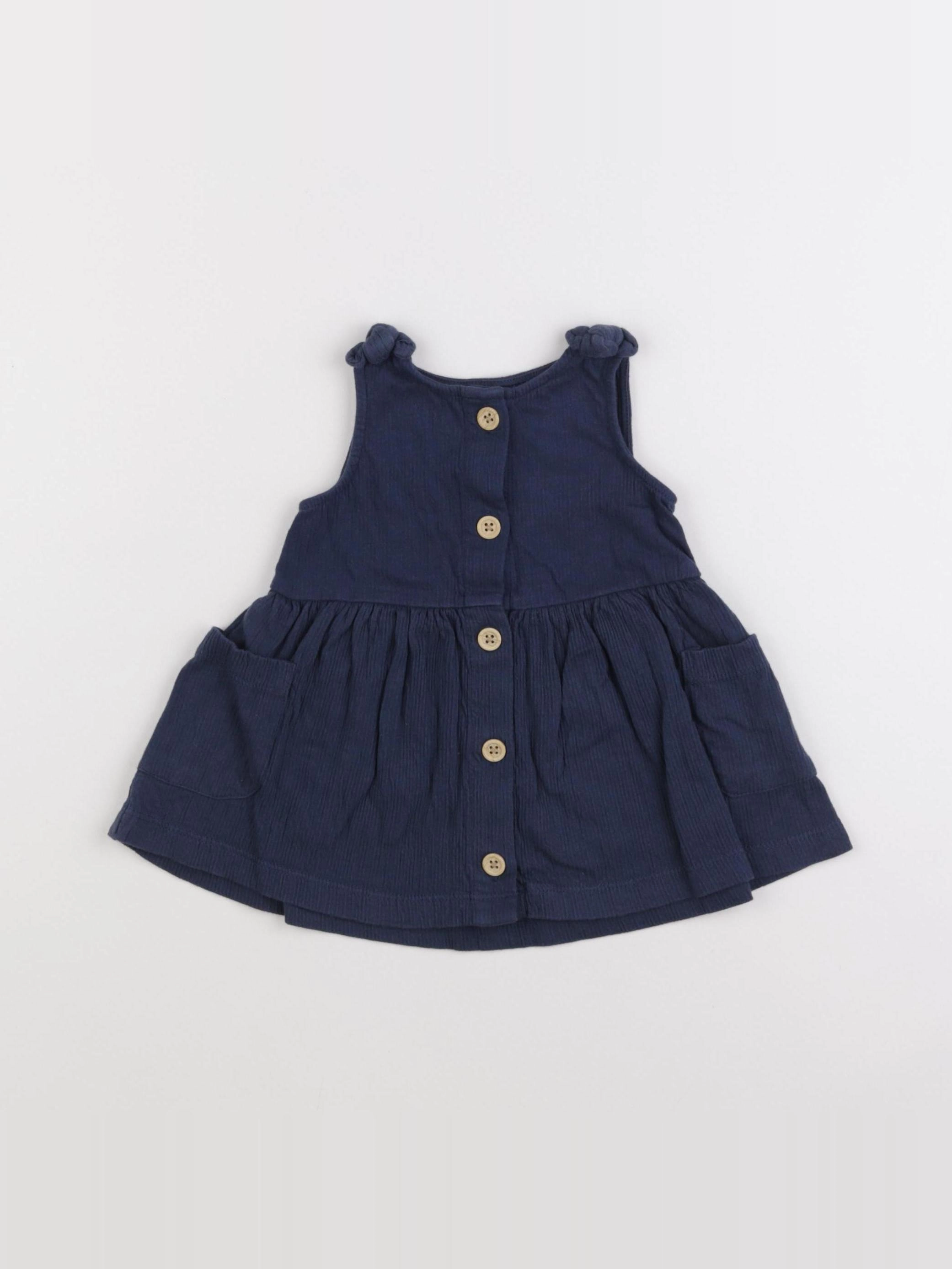 Vertbaudet - robe bleu - 6 mois