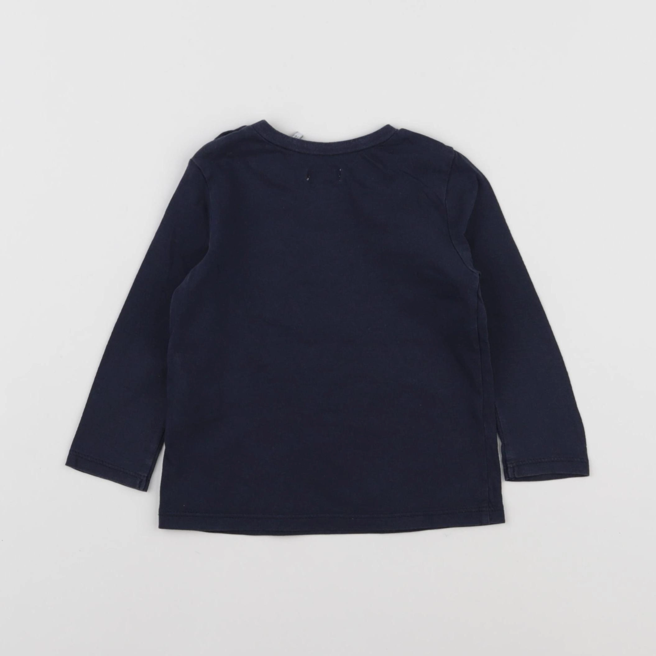IKKS - tee-shirt bleu - 12 mois