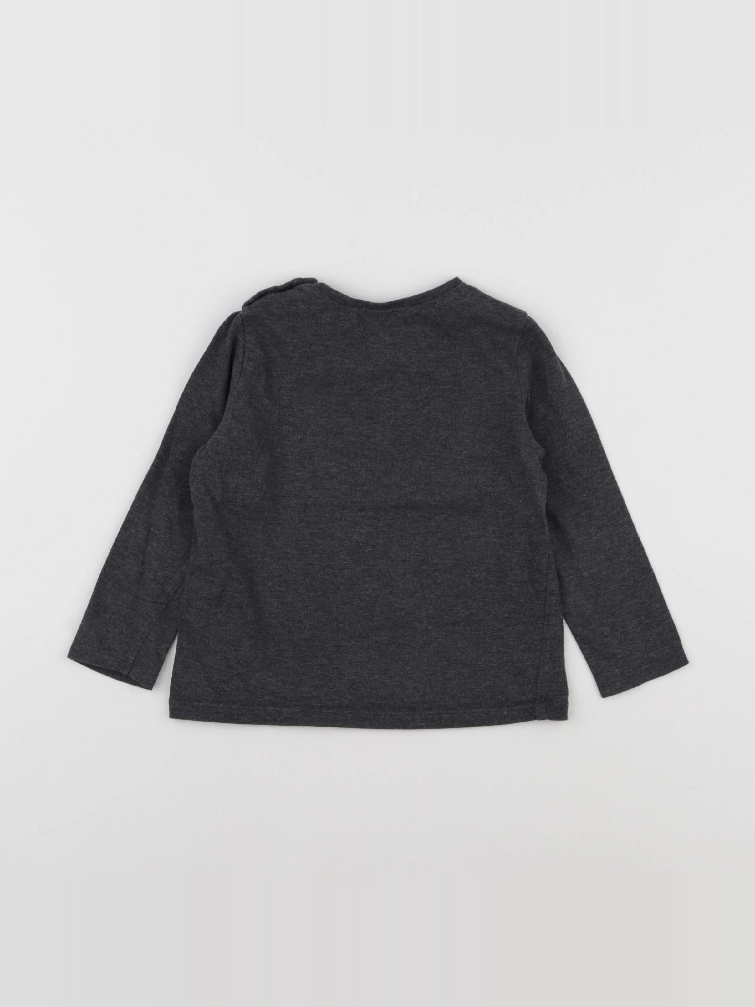 IKKS - tee-shirt gris - 2 ans