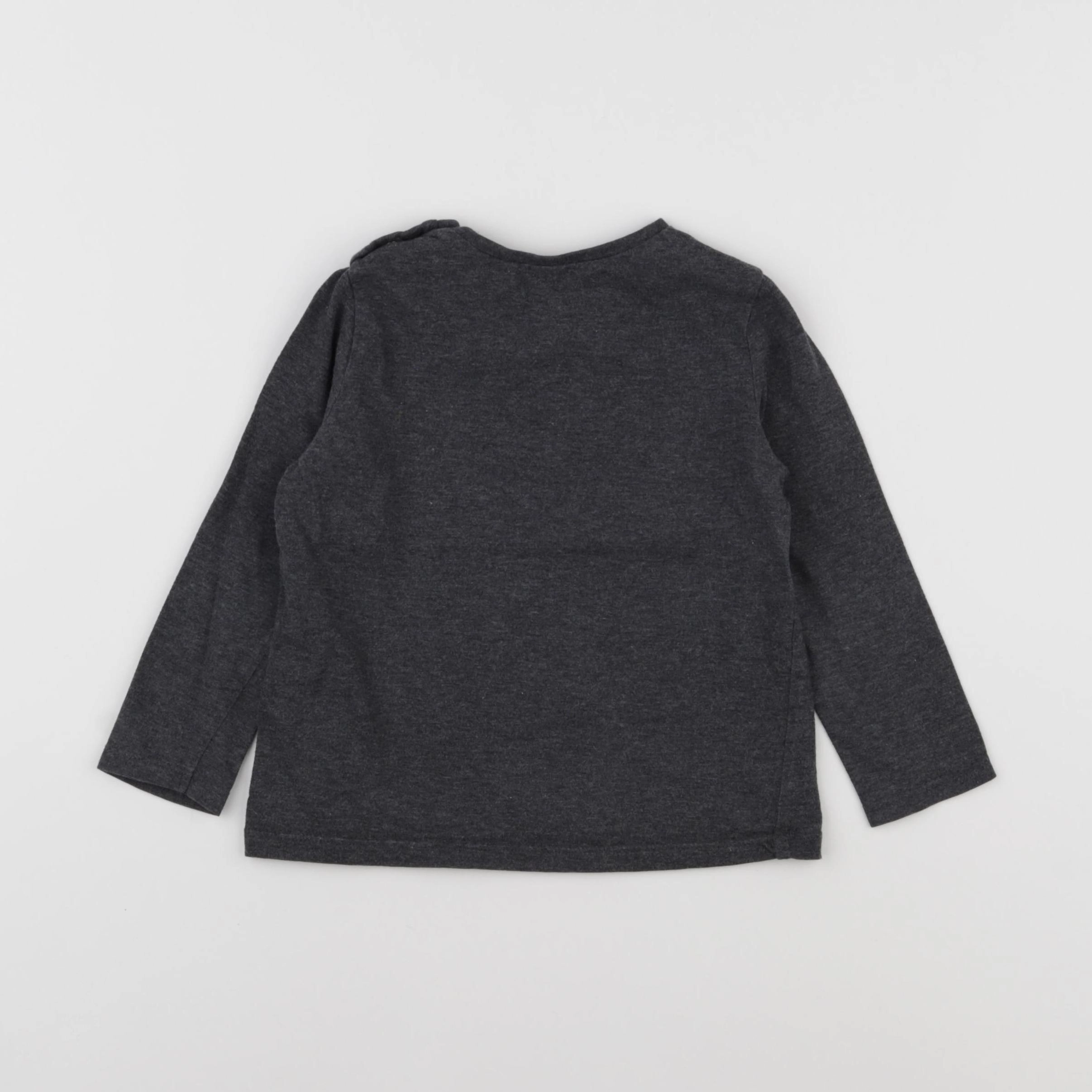 IKKS - tee-shirt gris - 2 ans