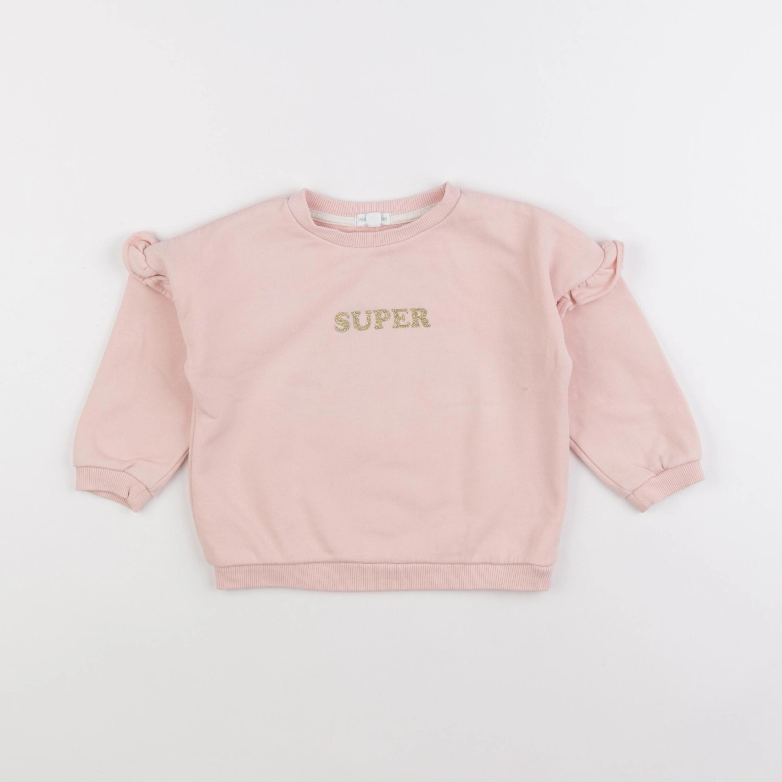 Vertbaudet - sweat rose - 3 ans
