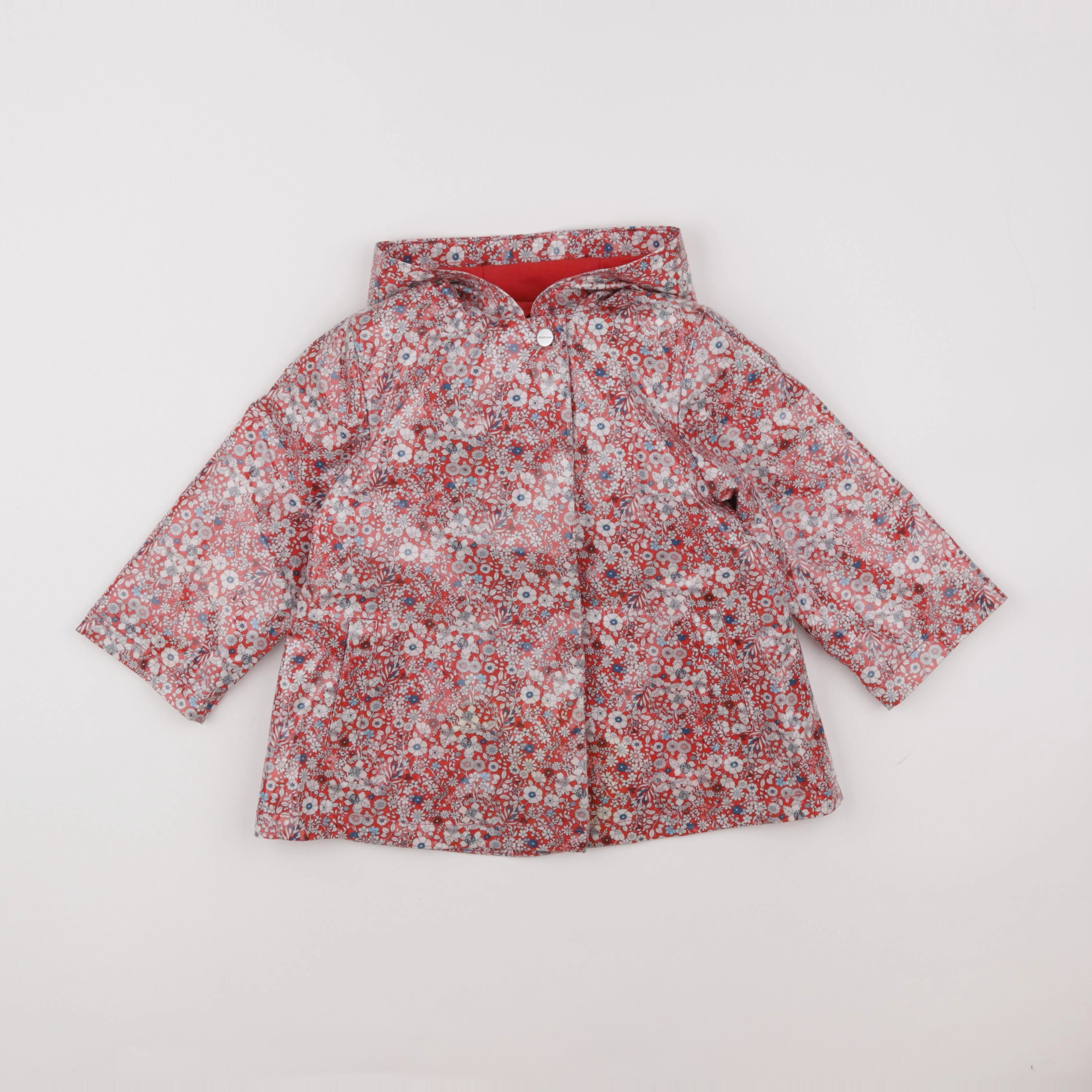 Jacadi - imperméable rouge - 36 mois