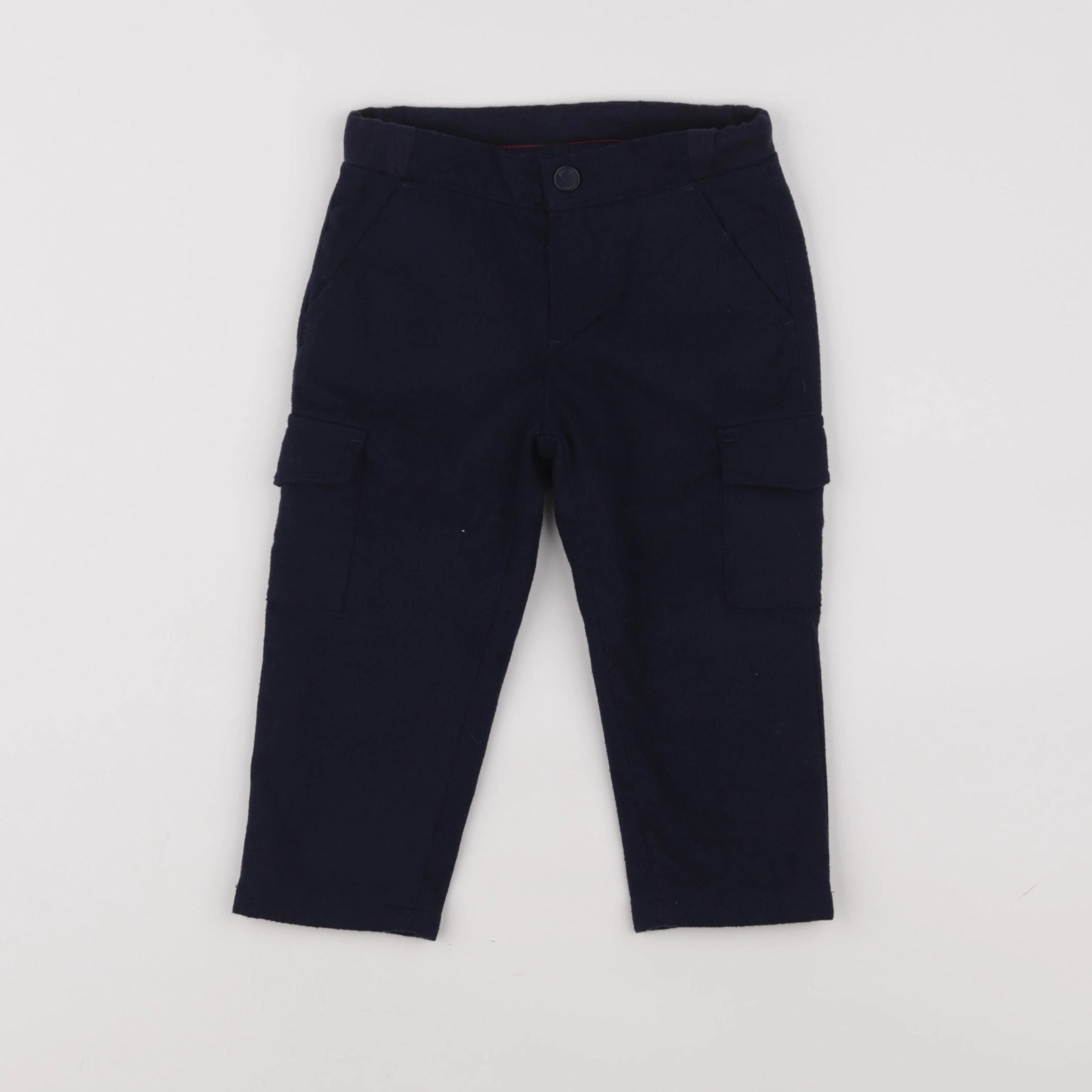 Jacadi - pantalon doublé bleu - 18 mois