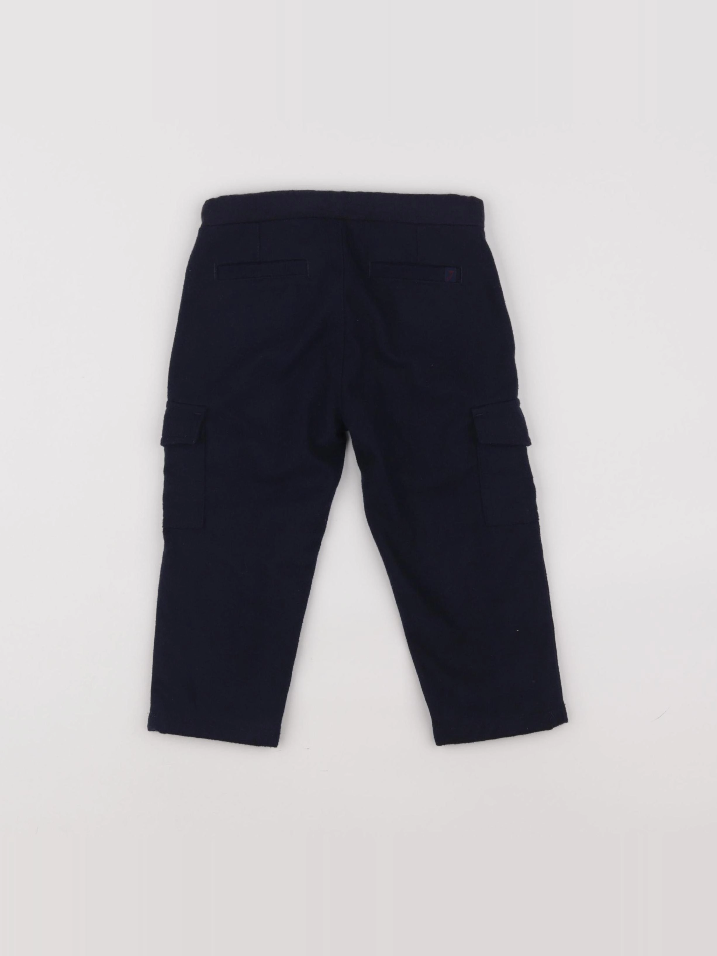 Jacadi - pantalon doublé bleu - 18 mois