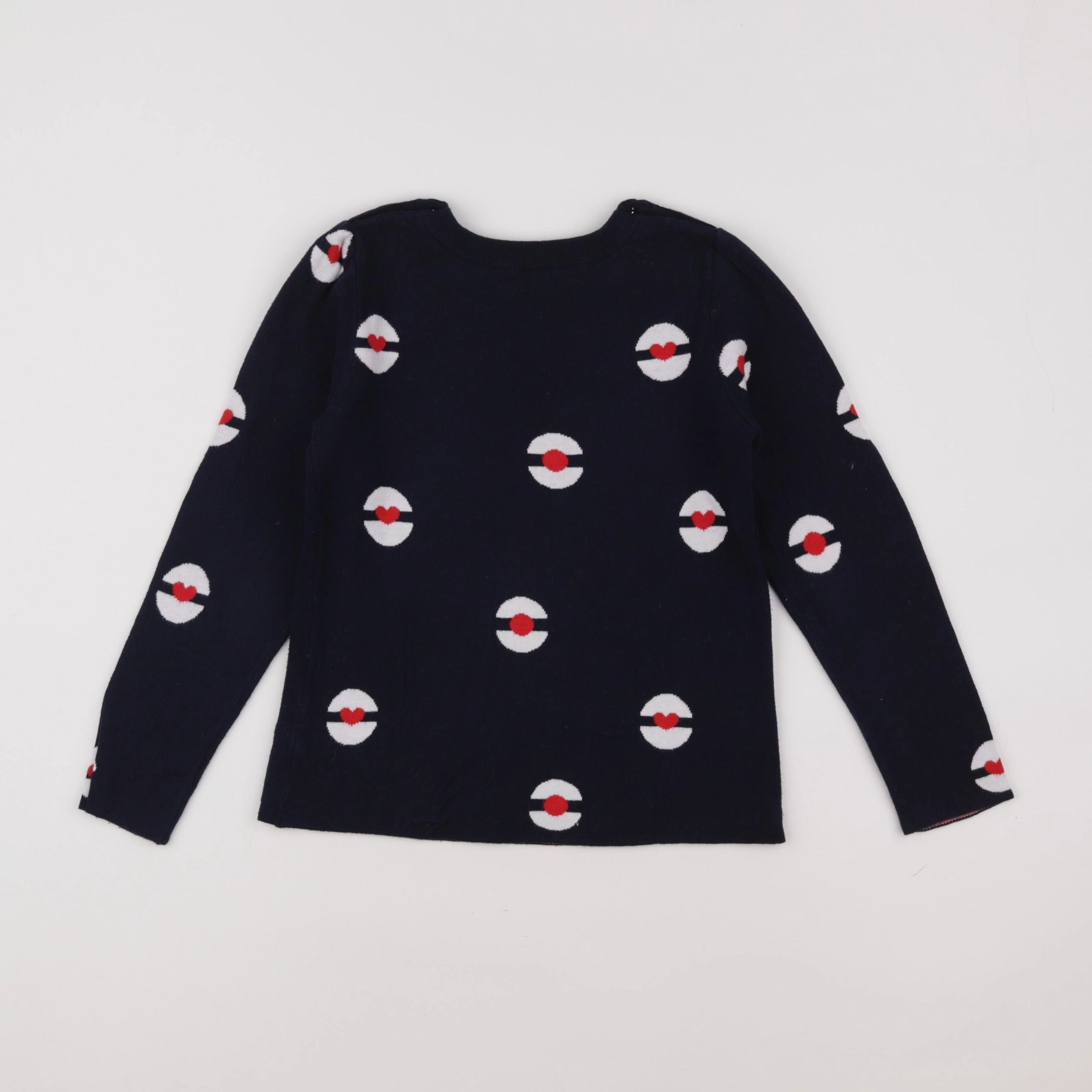 Jacadi - pull bleu - 8 ans