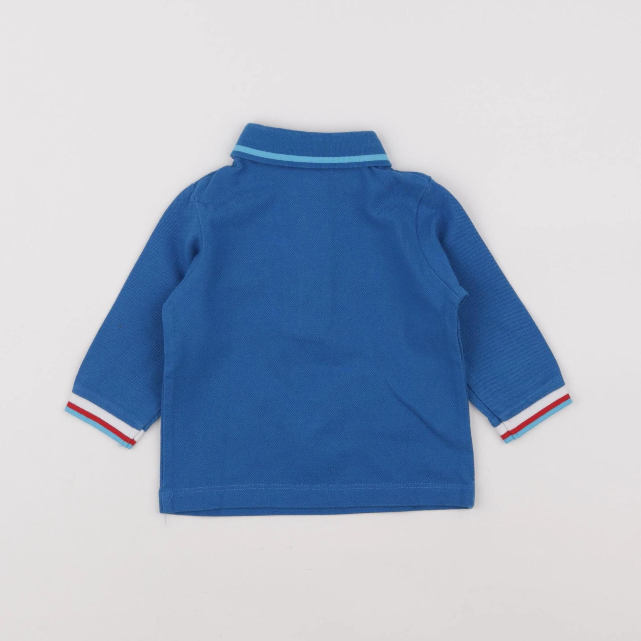 Jacadi - polo bleu - 6 mois