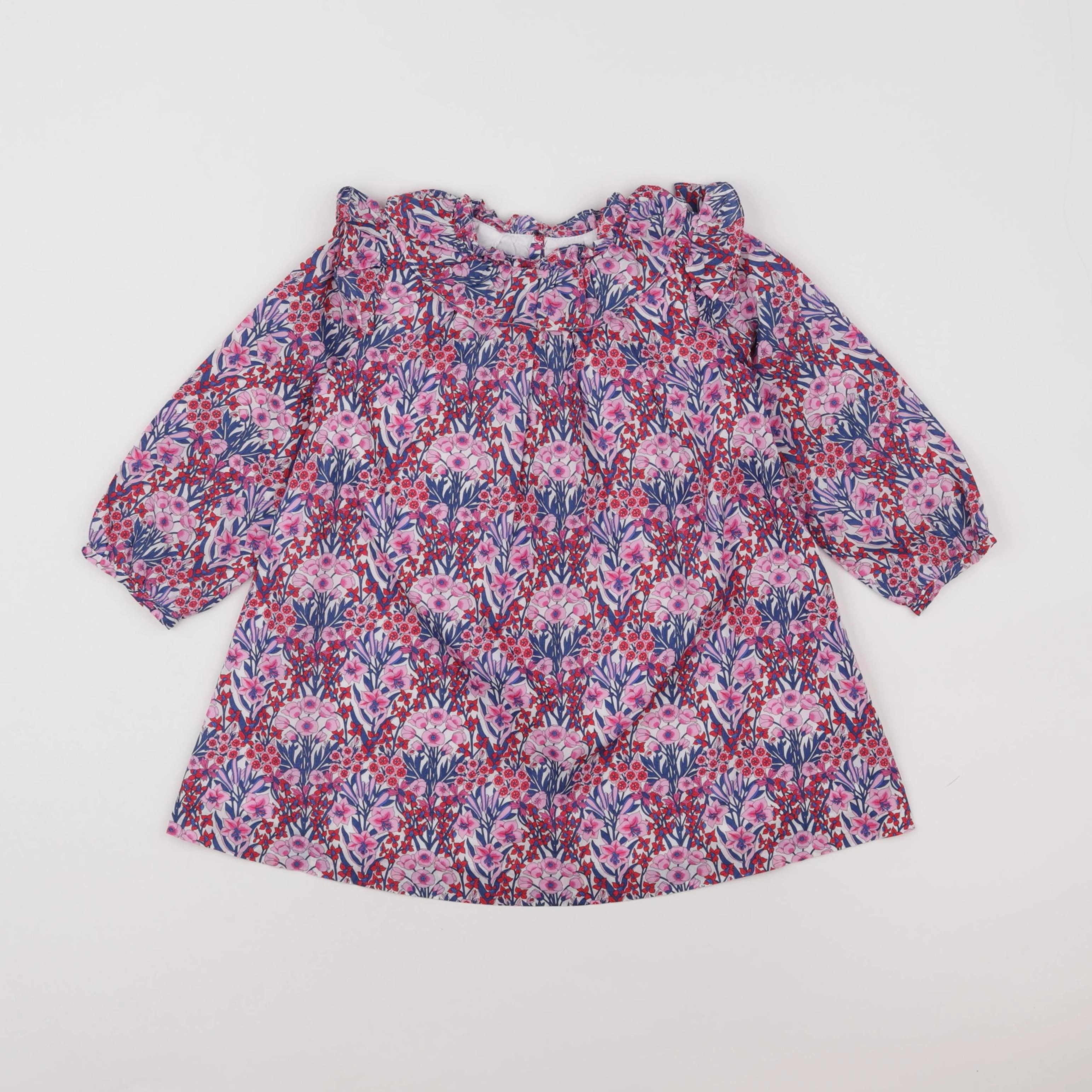 Jacadi - robe liberty multicolore - 36 mois