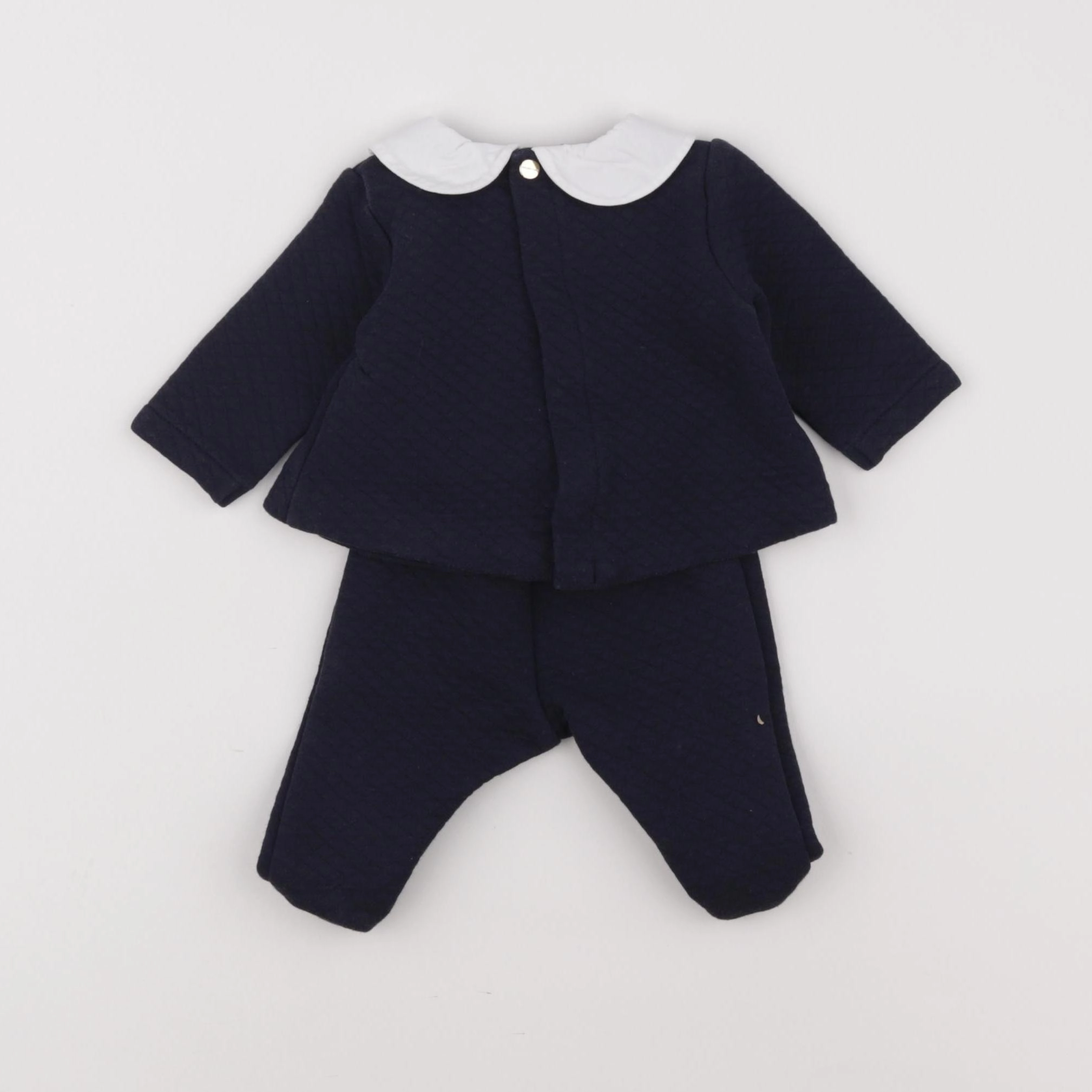 Jacadi - ensemble bleu - 1 mois