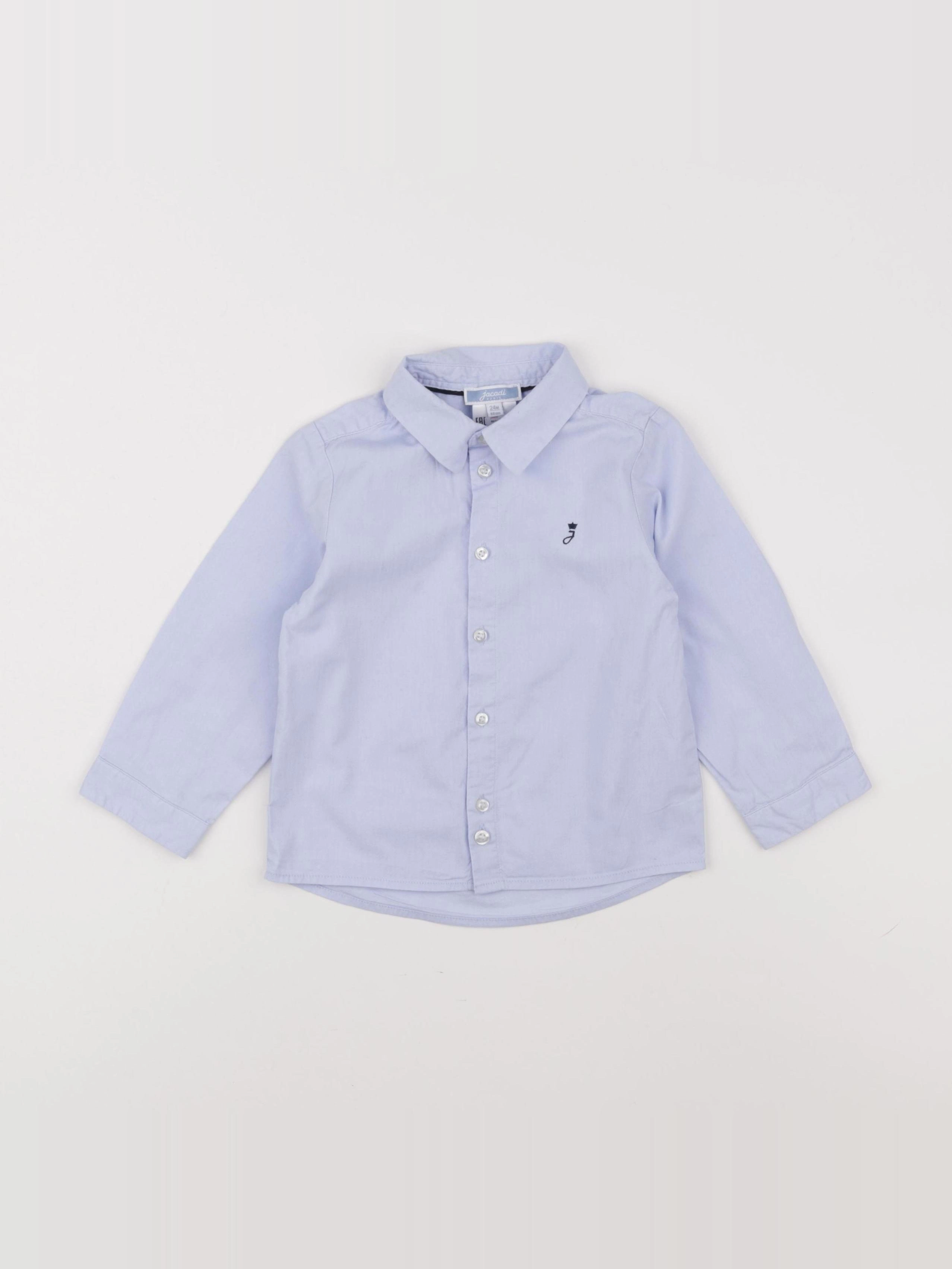 Jacadi - chemise bleu - 24 mois