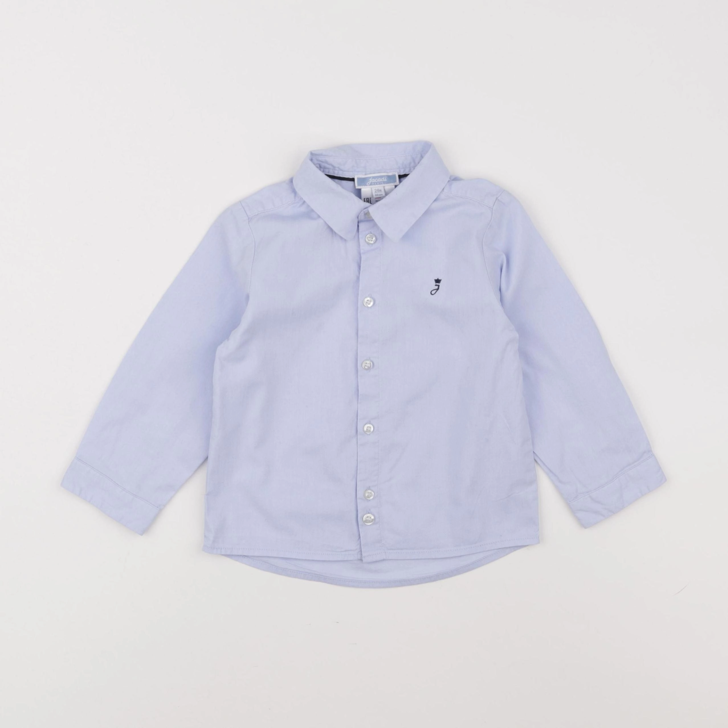 Jacadi - chemise bleu - 24 mois