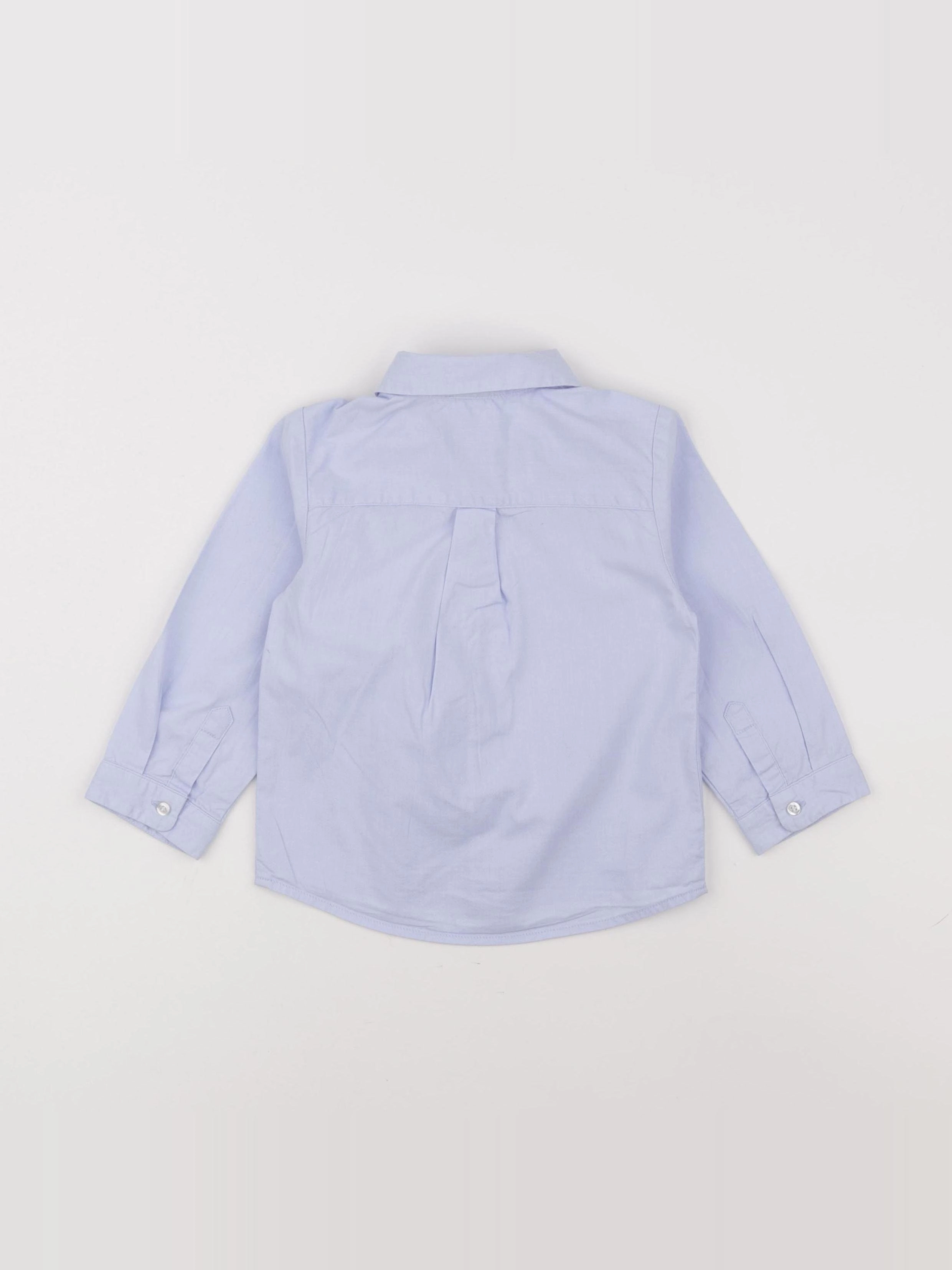 Jacadi - chemise bleu - 24 mois