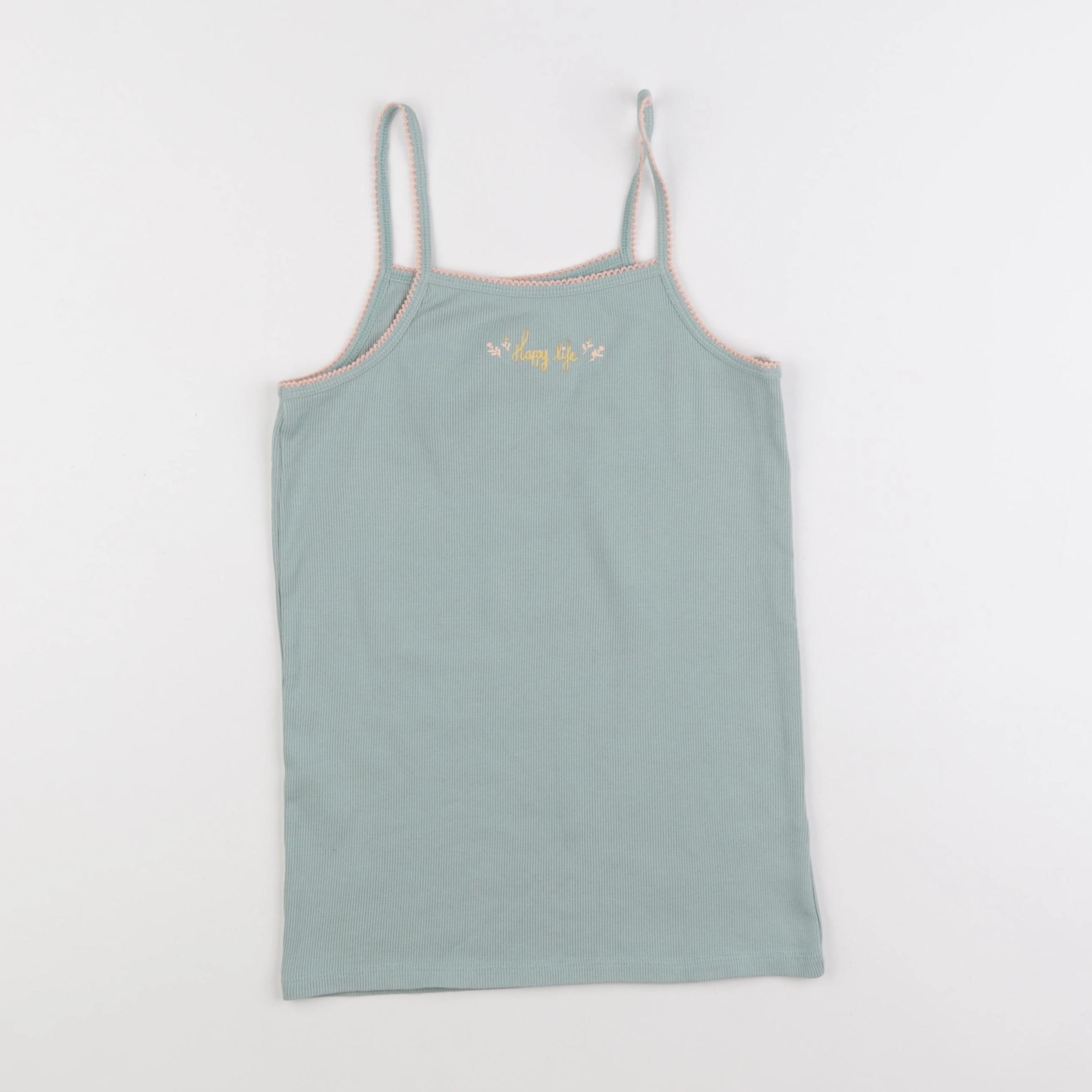 Vertbaudet - maillot de corps vert - 12 ans