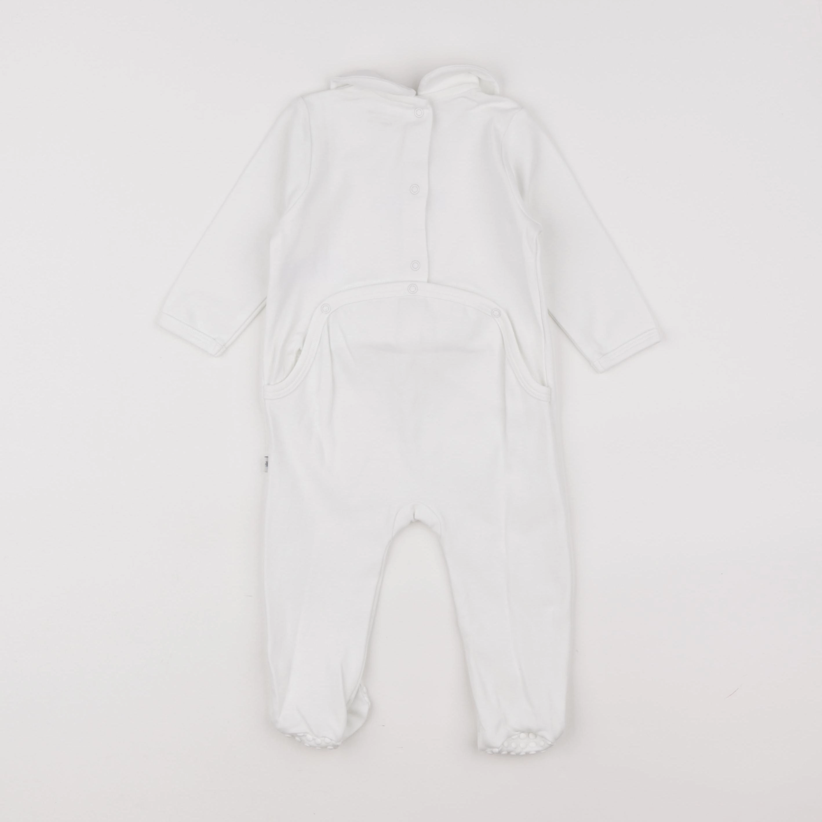 Vertbaudet - pyjama coton blanc - 9 mois
