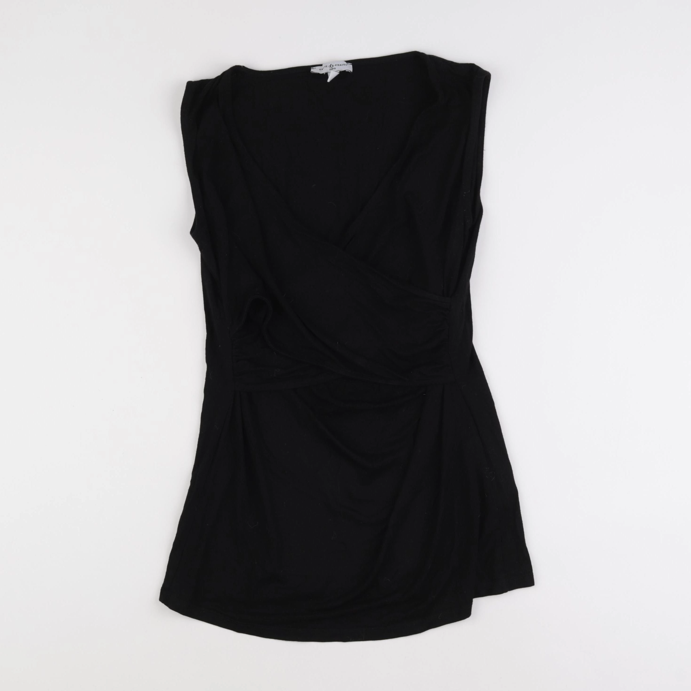 Envie de fraise - tee-shirt grossesse, allaitement noir - 40 à 42