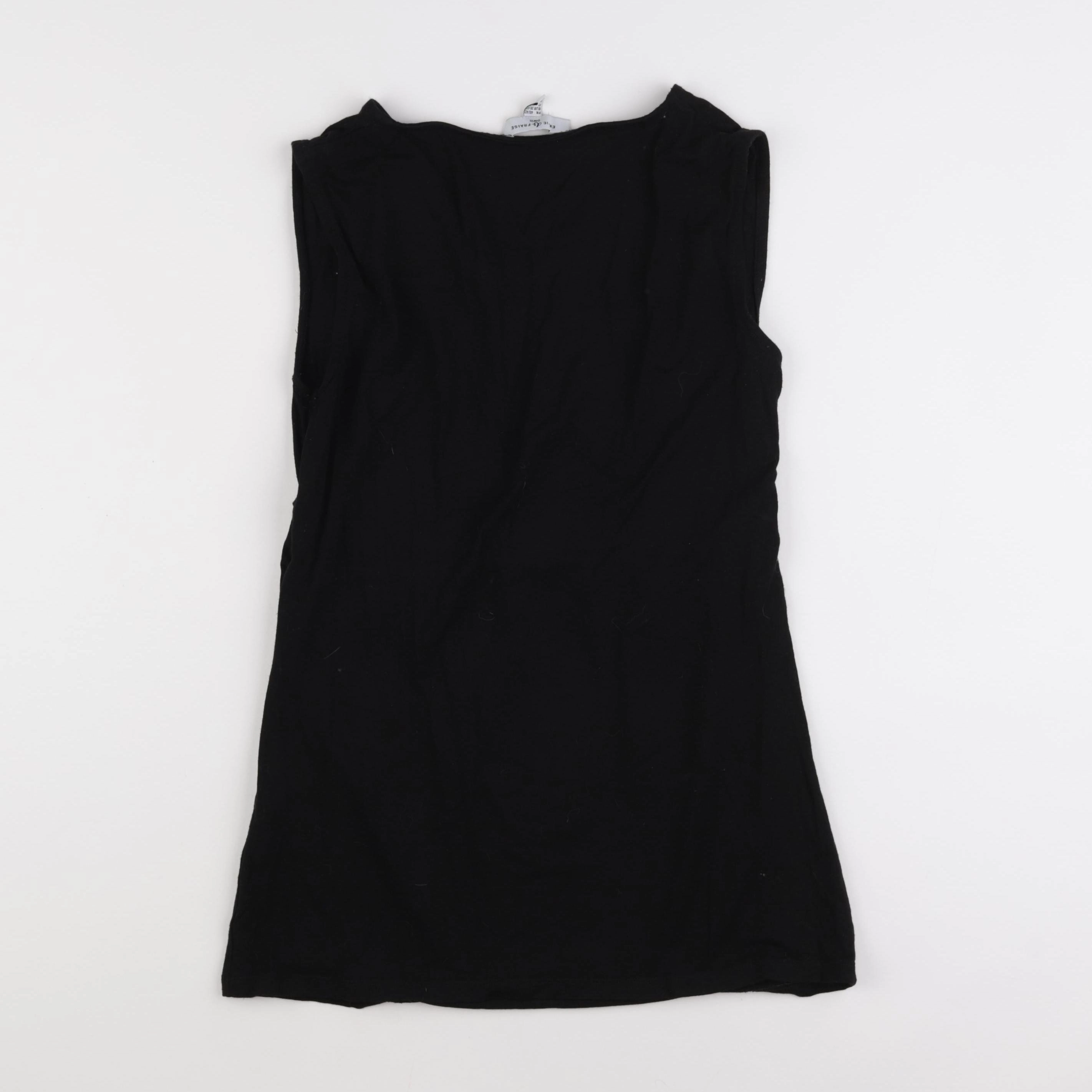 Envie de fraise - tee-shirt grossesse, allaitement noir - 40 à 42