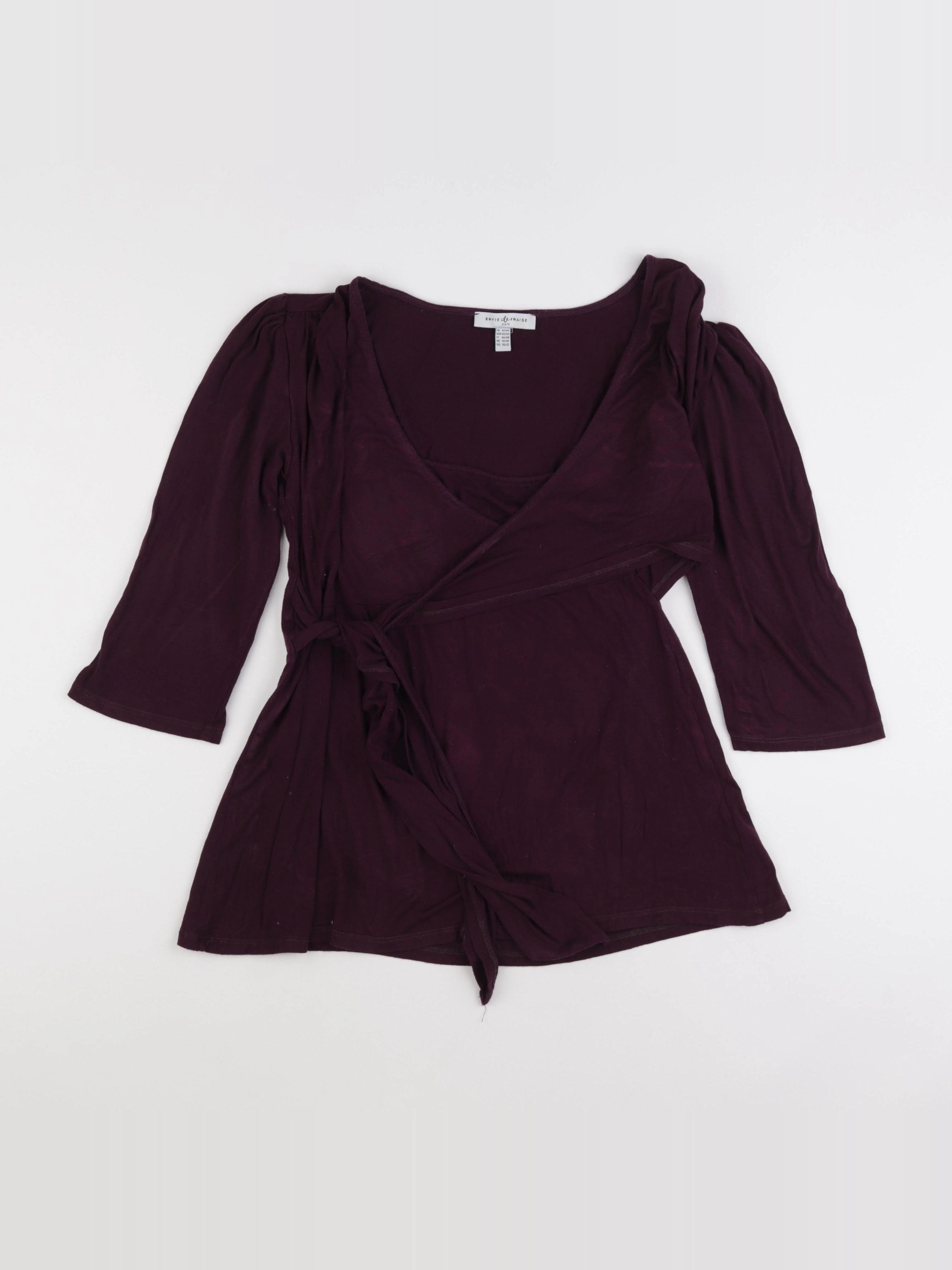 Envie de fraise - tee-shirt allaitement, grossesse rouge - 40 à 42