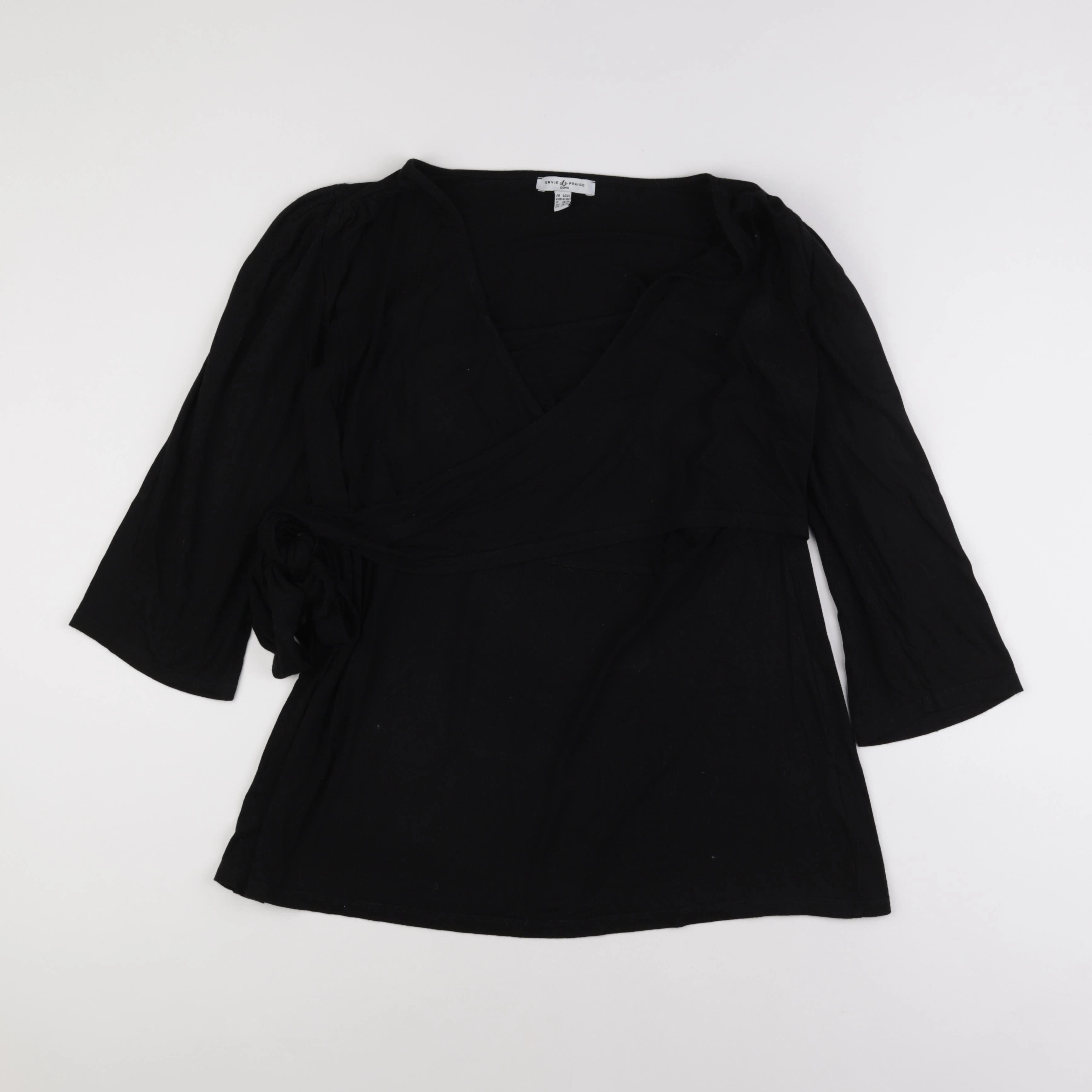 Envie de fraise - tee-shirt allaitement noir - 44 à 46