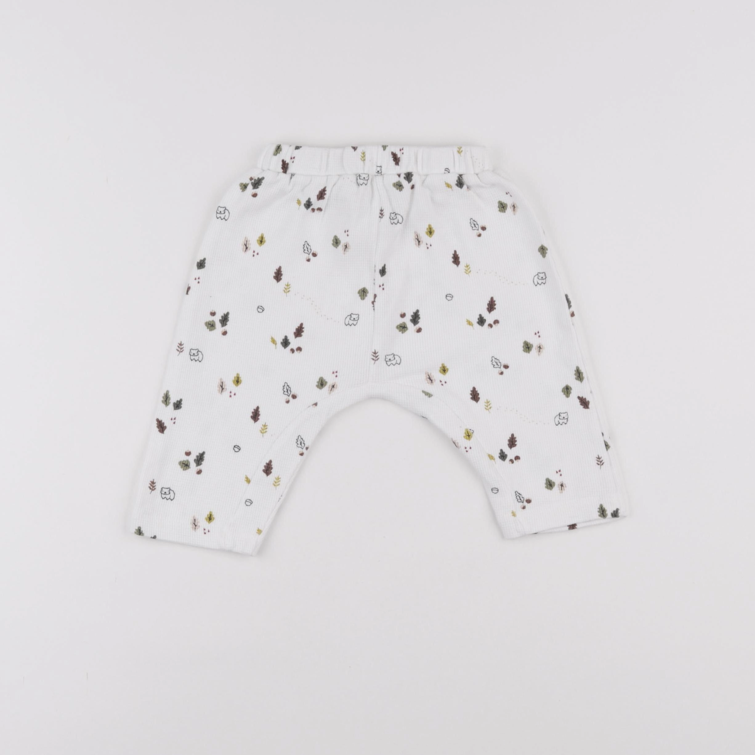 Vertbaudet - jogging blanc - 6 mois